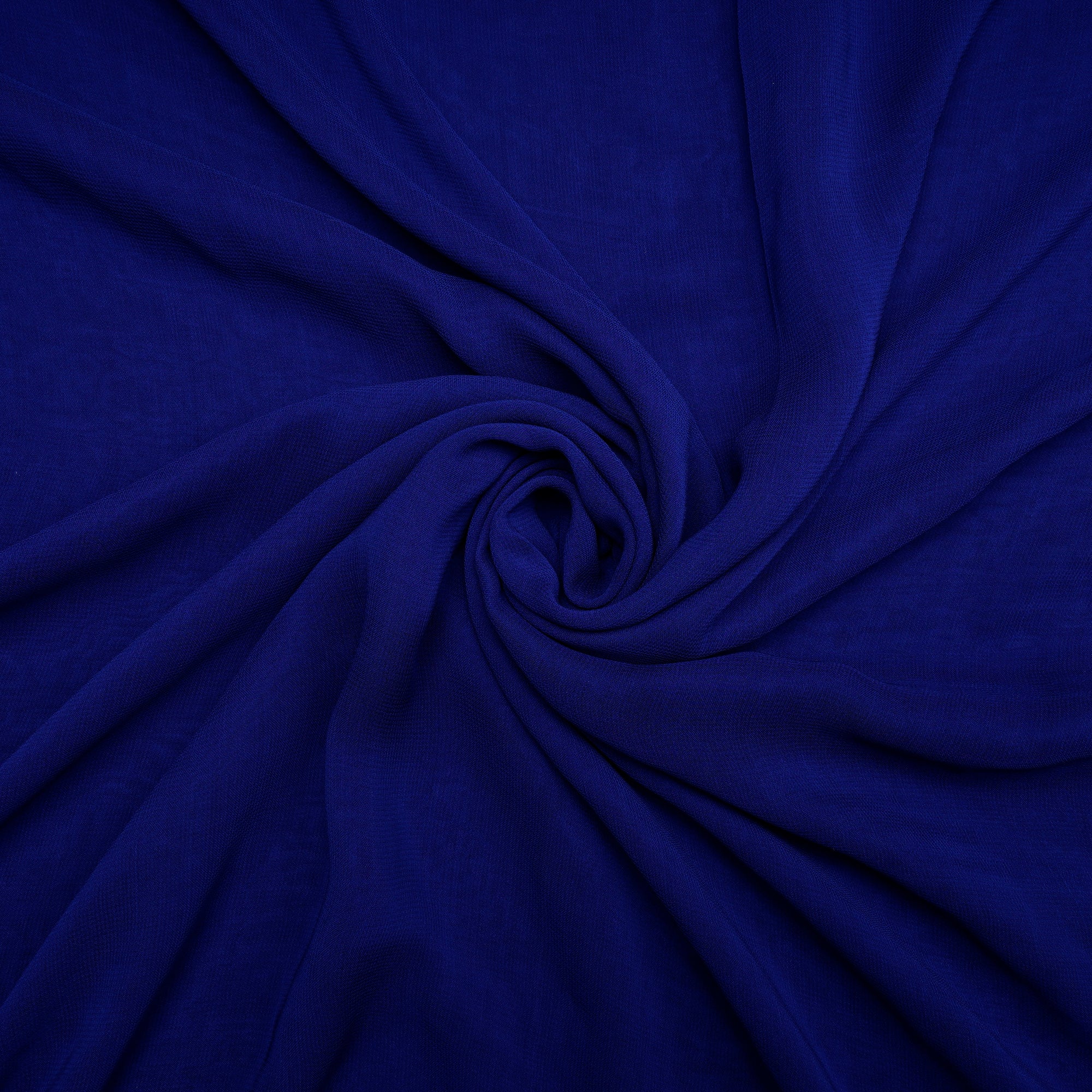 Sodalite Blue Piece Dyed Viscose Georgette Fabric