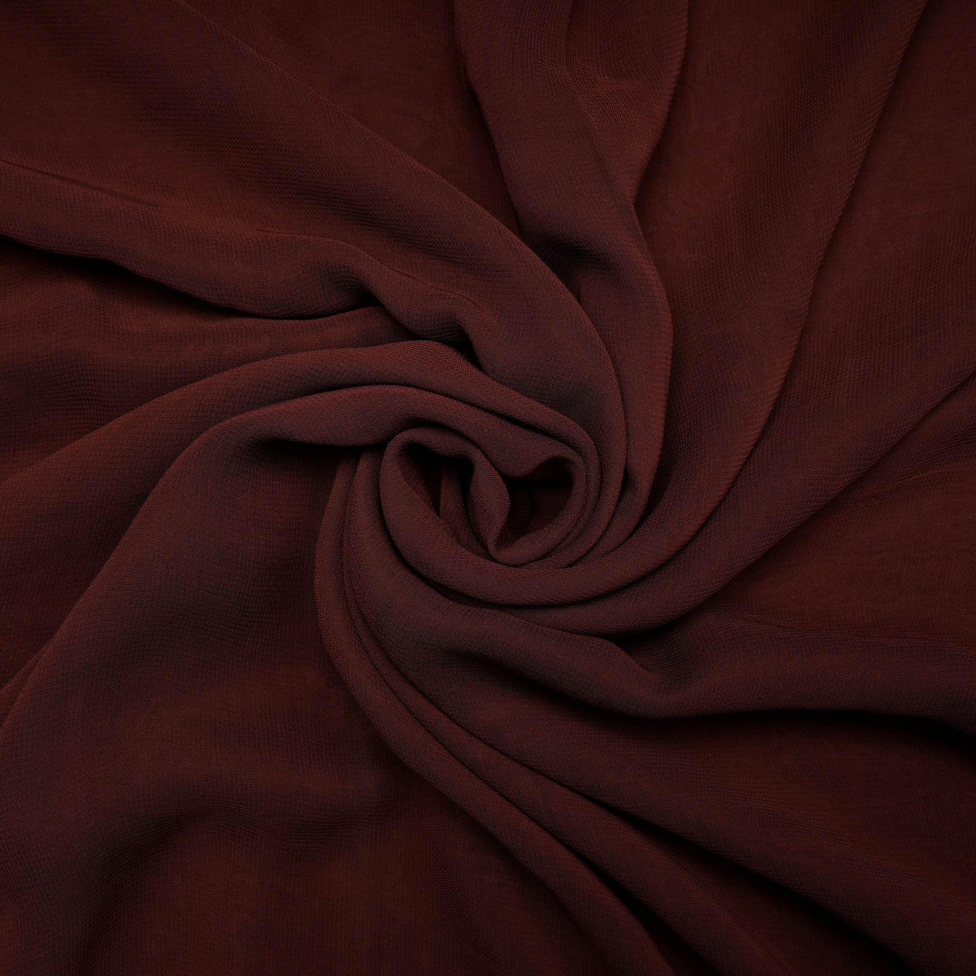 Sable Piece Dyed Viscose Georgette Fabric