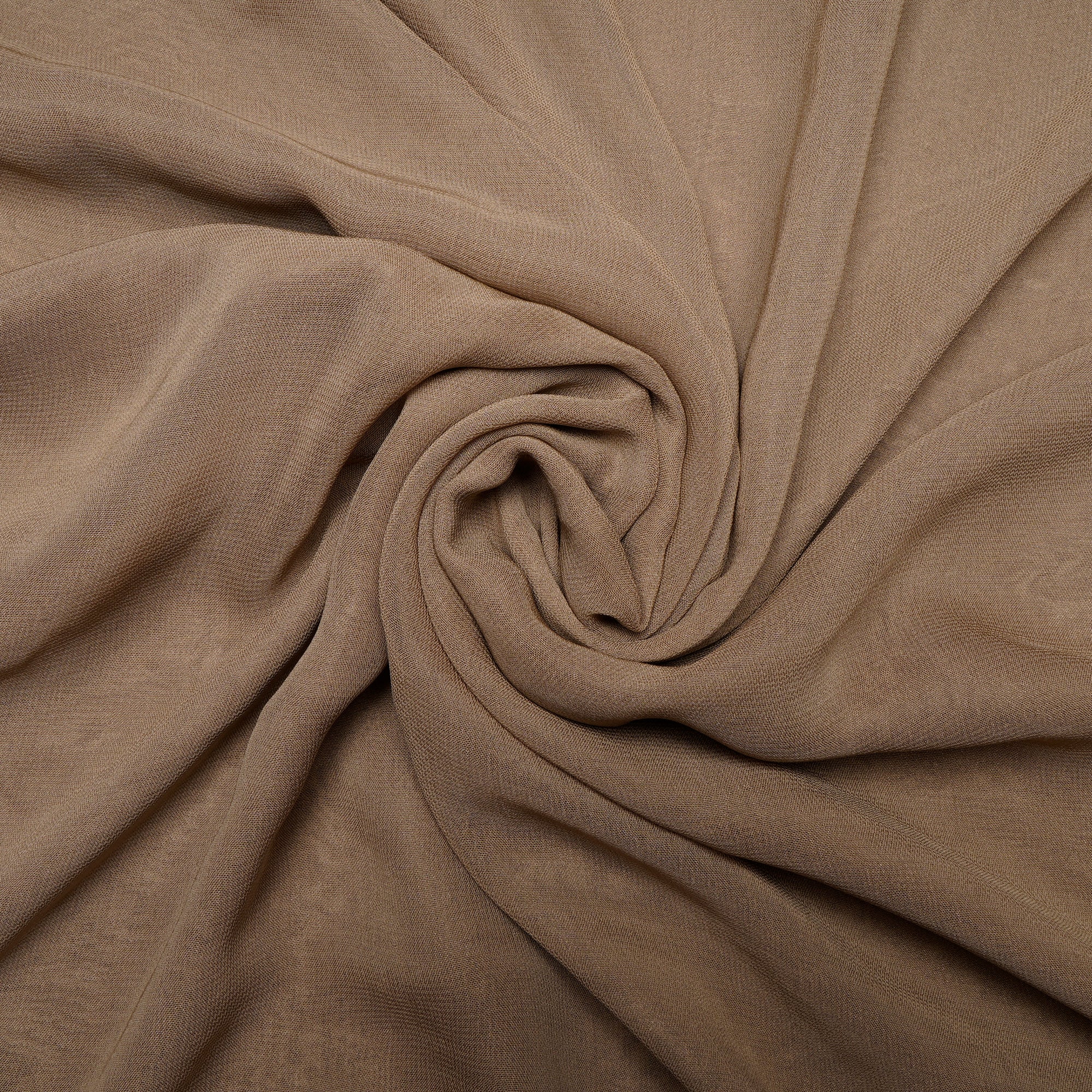 Light Brown Color Piece Dyed Viscose Georgette Fabric