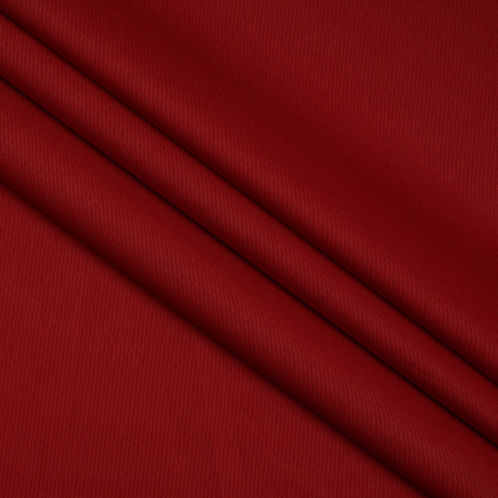Red Color Cotton Twill Fabric