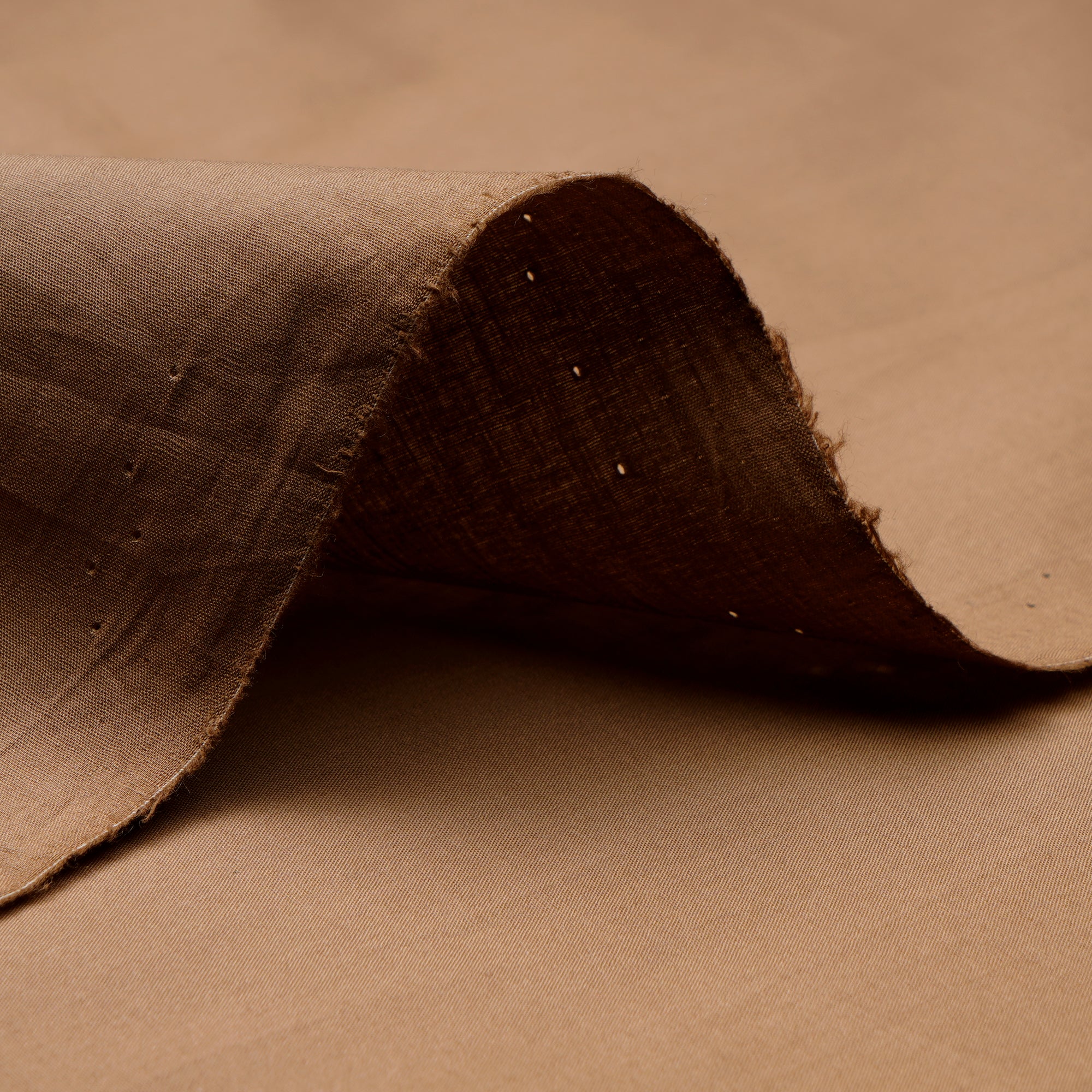 Light Brown Color Cotton Fabric