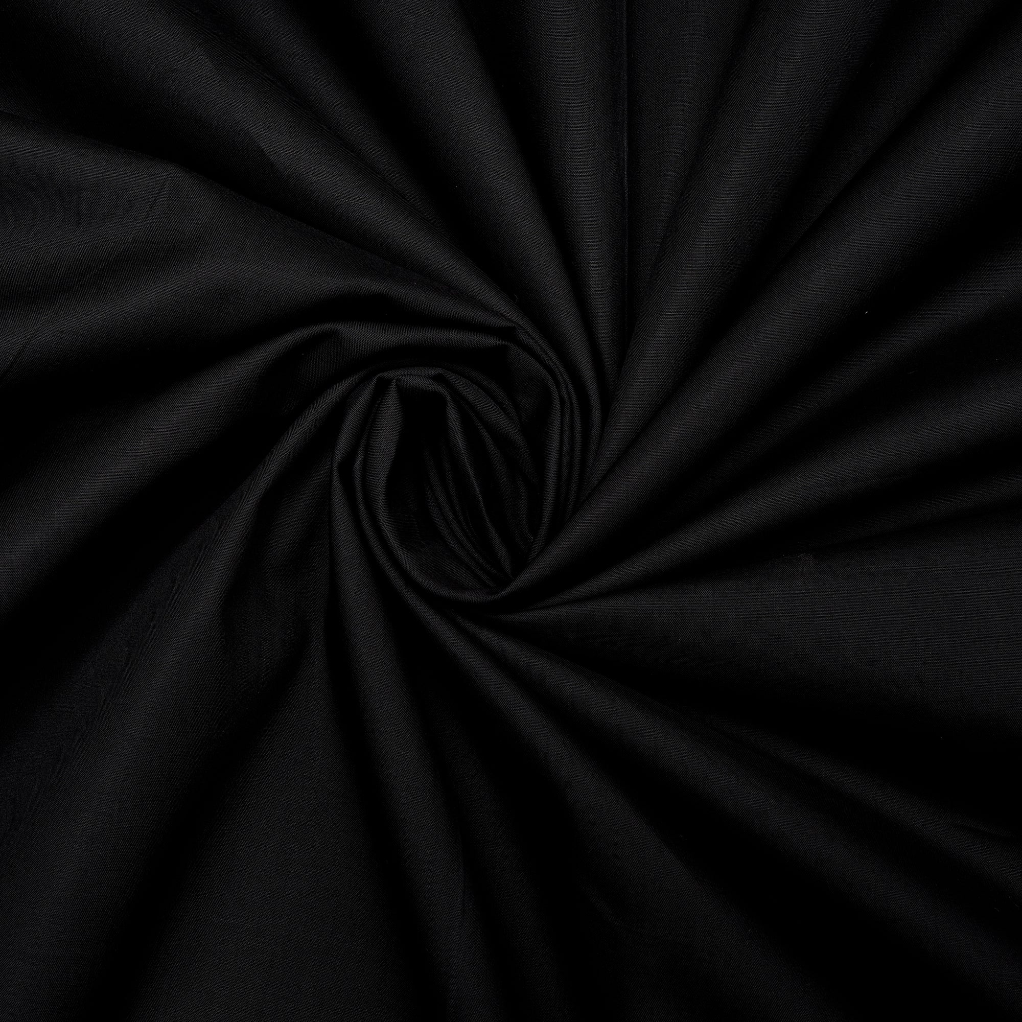 Black Color Cotton Fabric