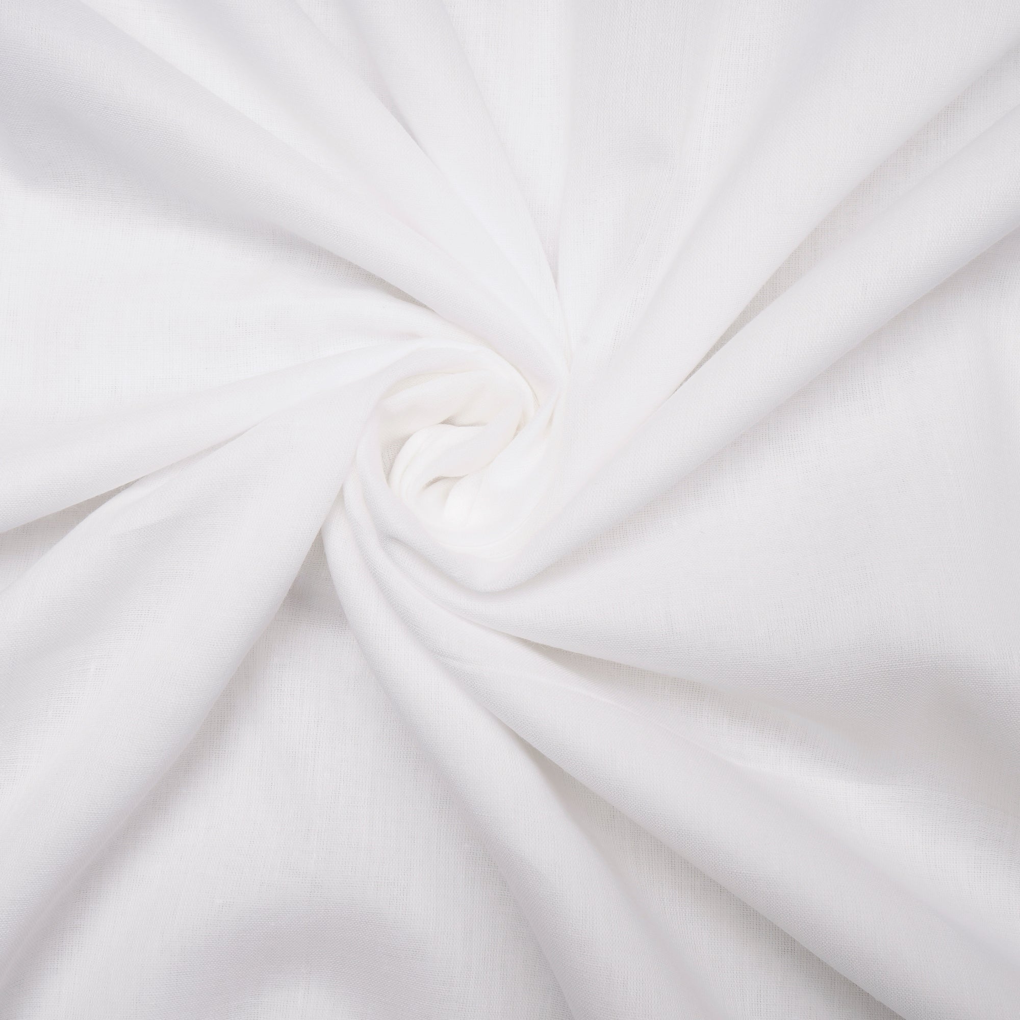 White Color Cotton Mulmul Dyeable Fabric