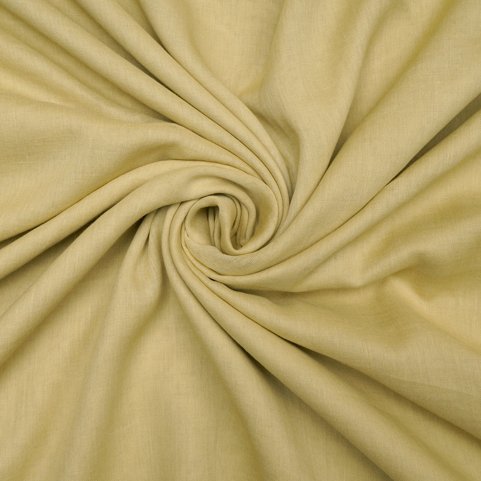 Dried Moss Cotton Voile Fabric