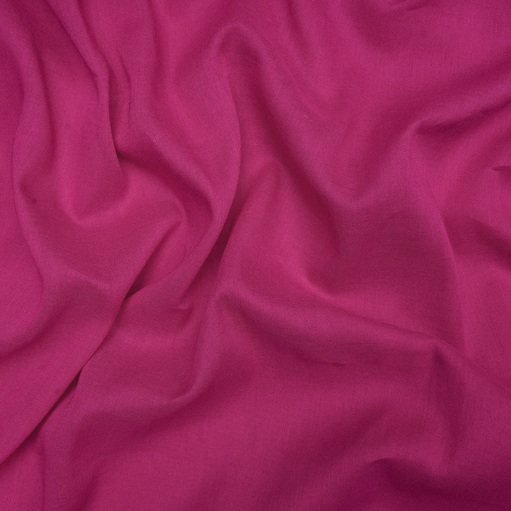 Magenta Color Cotton Voile Fabric