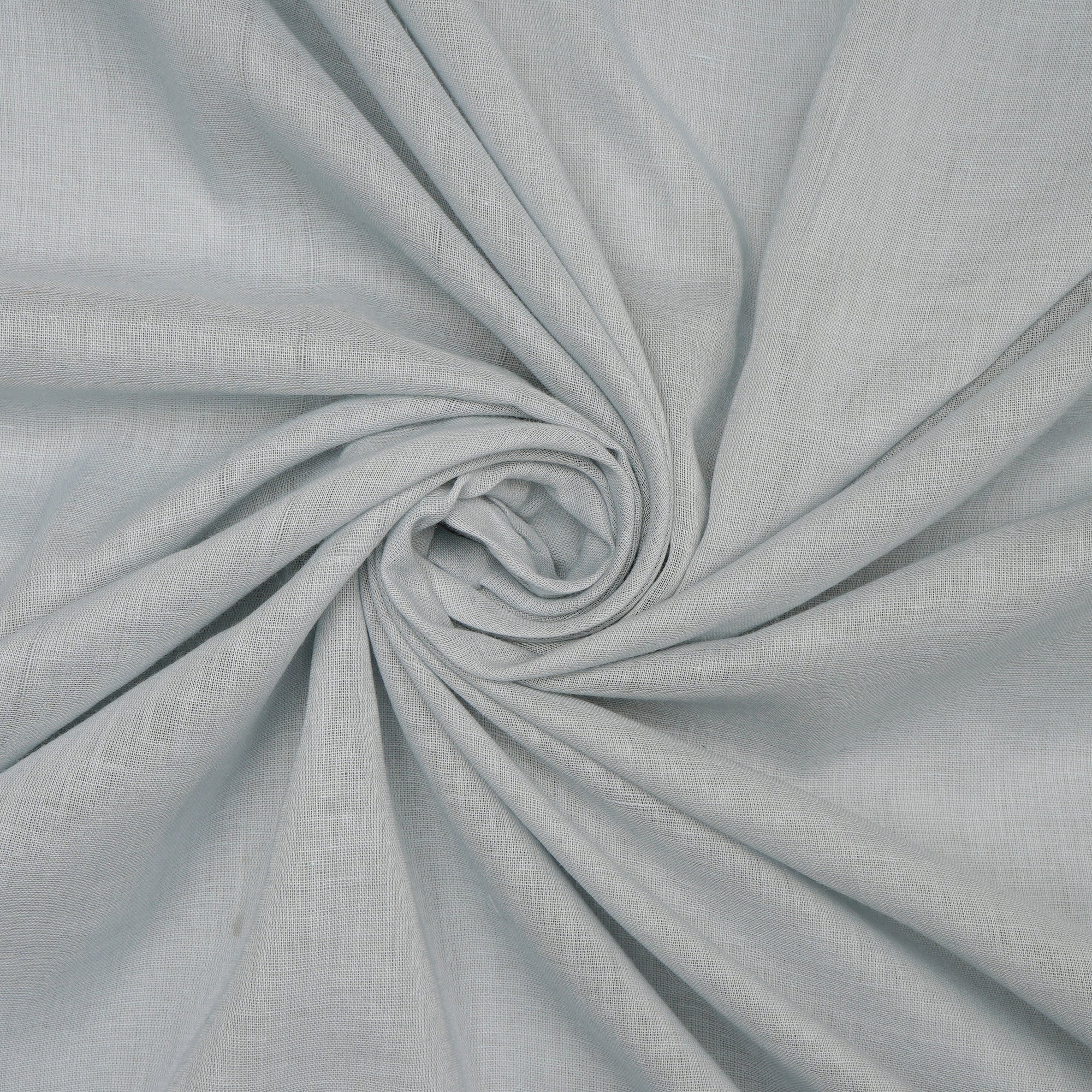 Glacier Gray Cotton Voile Fabric