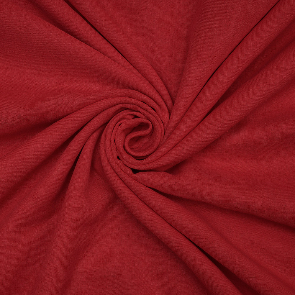 Red Color Cotton Voile Fabric