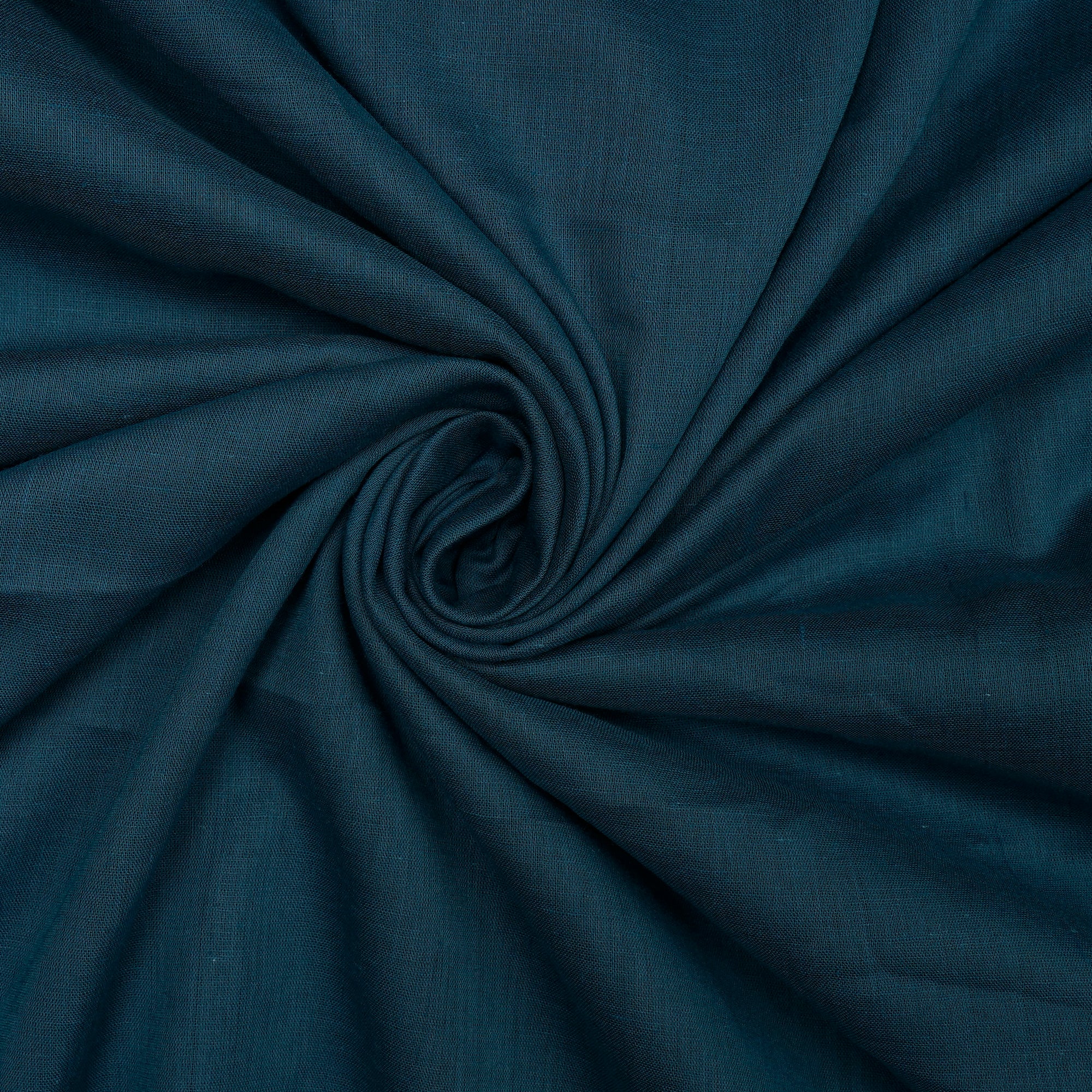 Ink Blue Cotton Voile Fabric