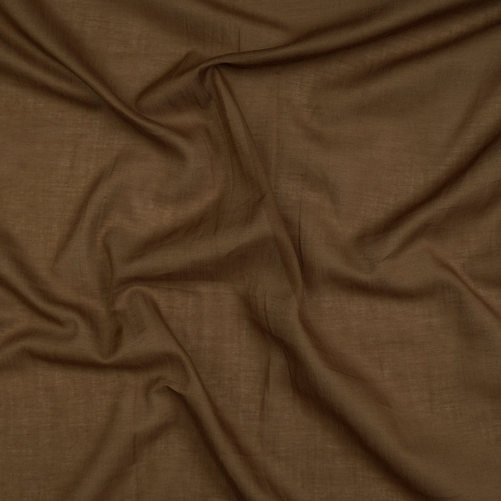 Brown Color Cotton Voile Fabric