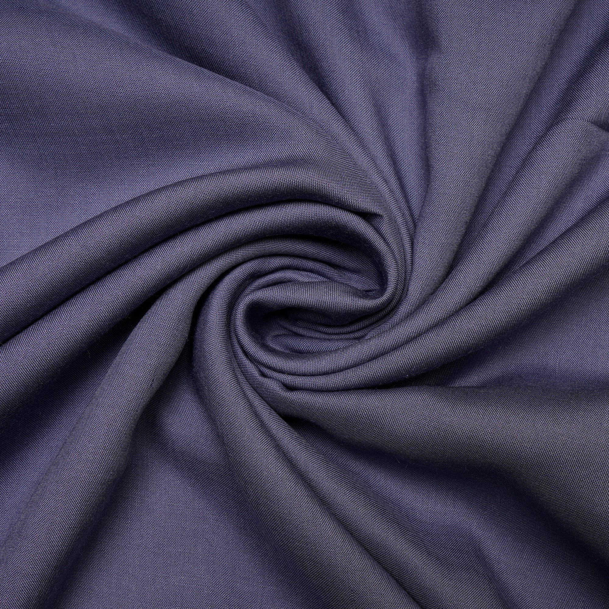 Marble Blue Color Plain Modal Fabric