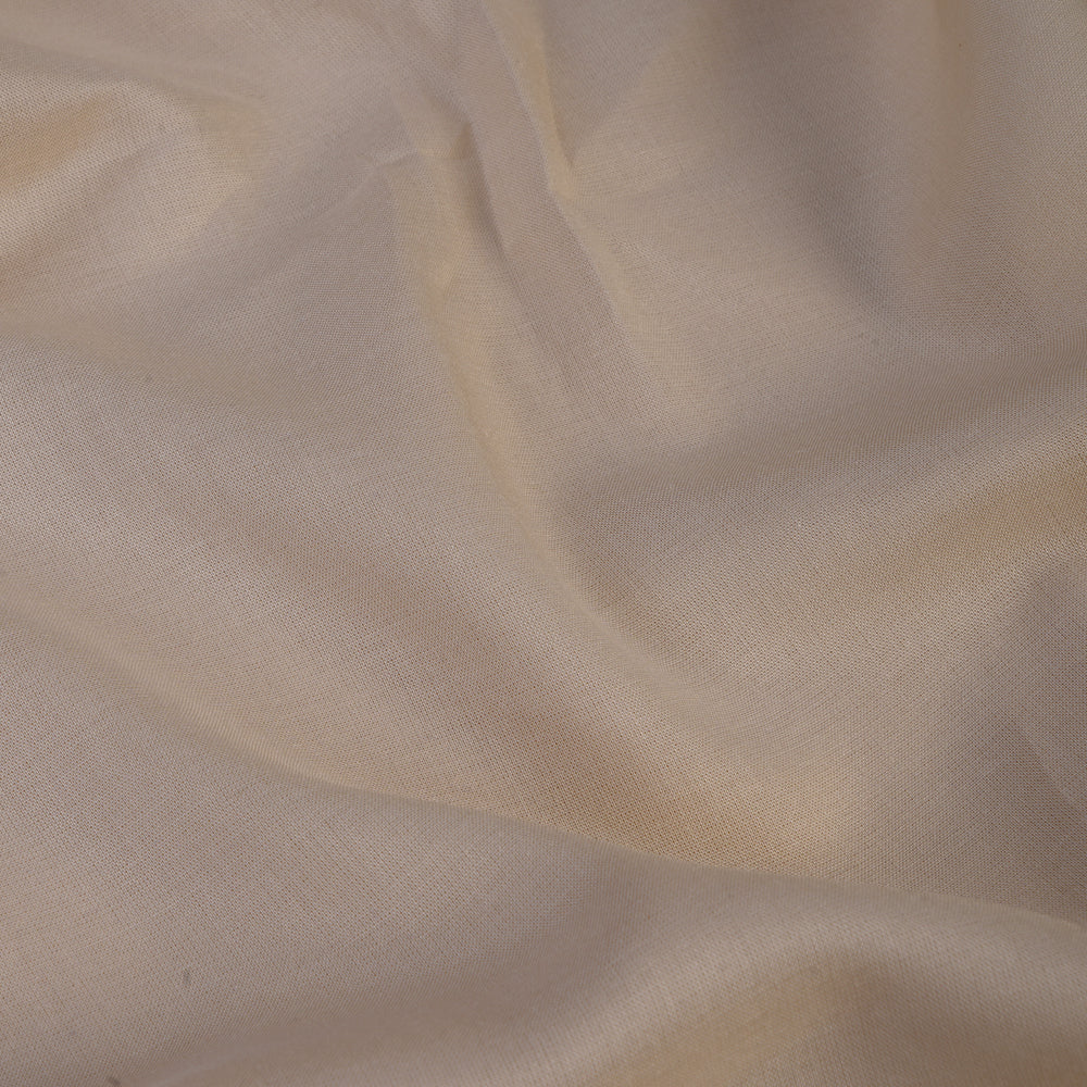 Cream Color Plain Modal Fabric