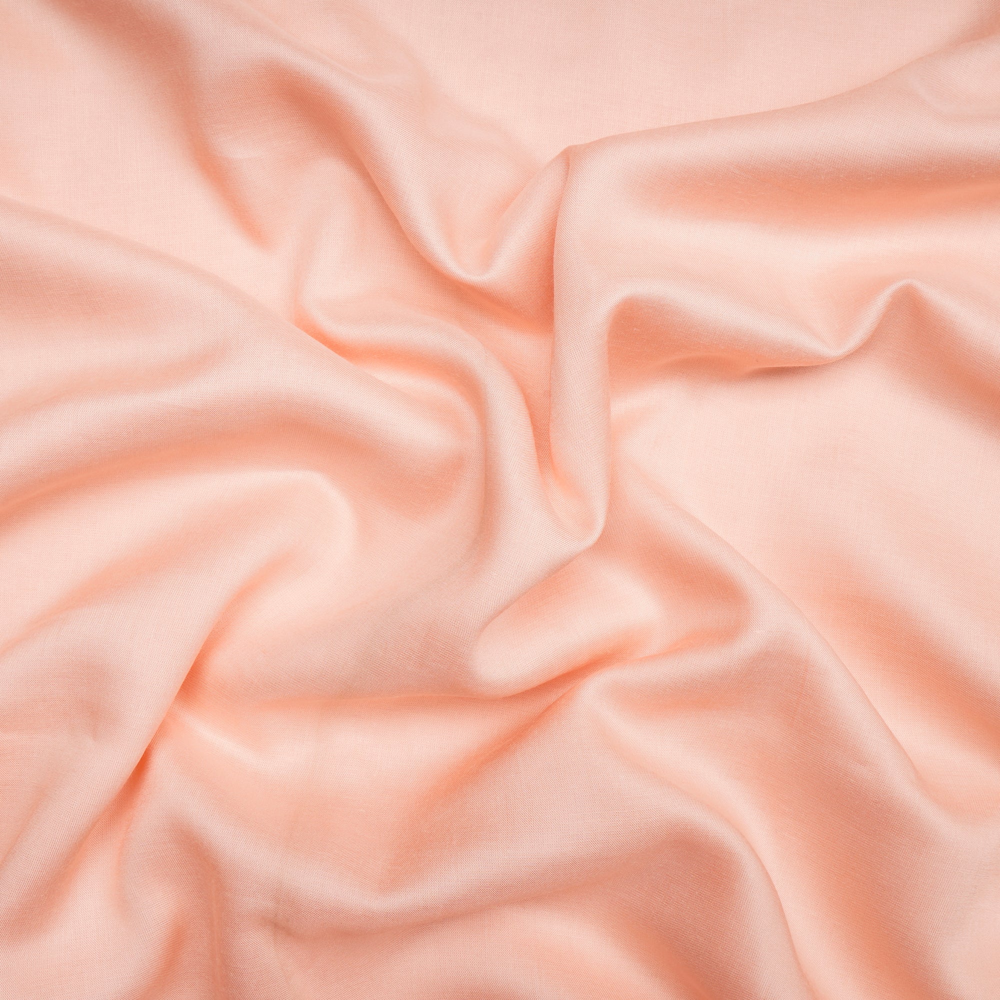 Peach Puff Color Plain Modal Fabric