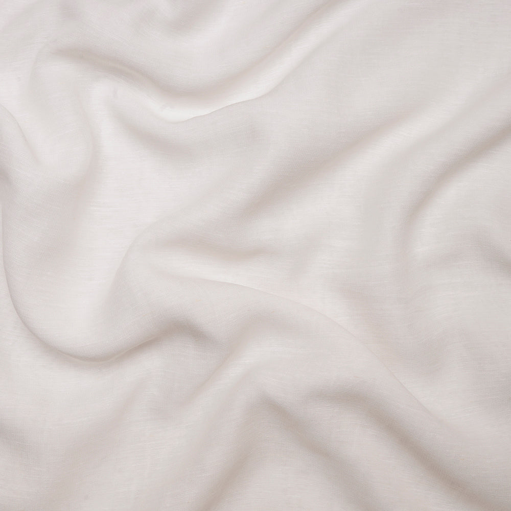 White Plain Dyeable Bemberg Georgette Fabric