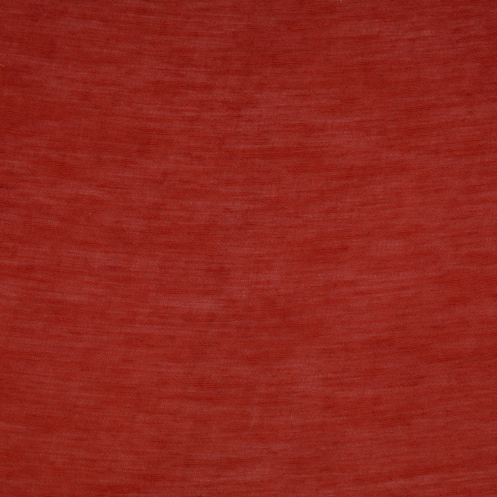 Red Color Bemberg Georgette Fabric