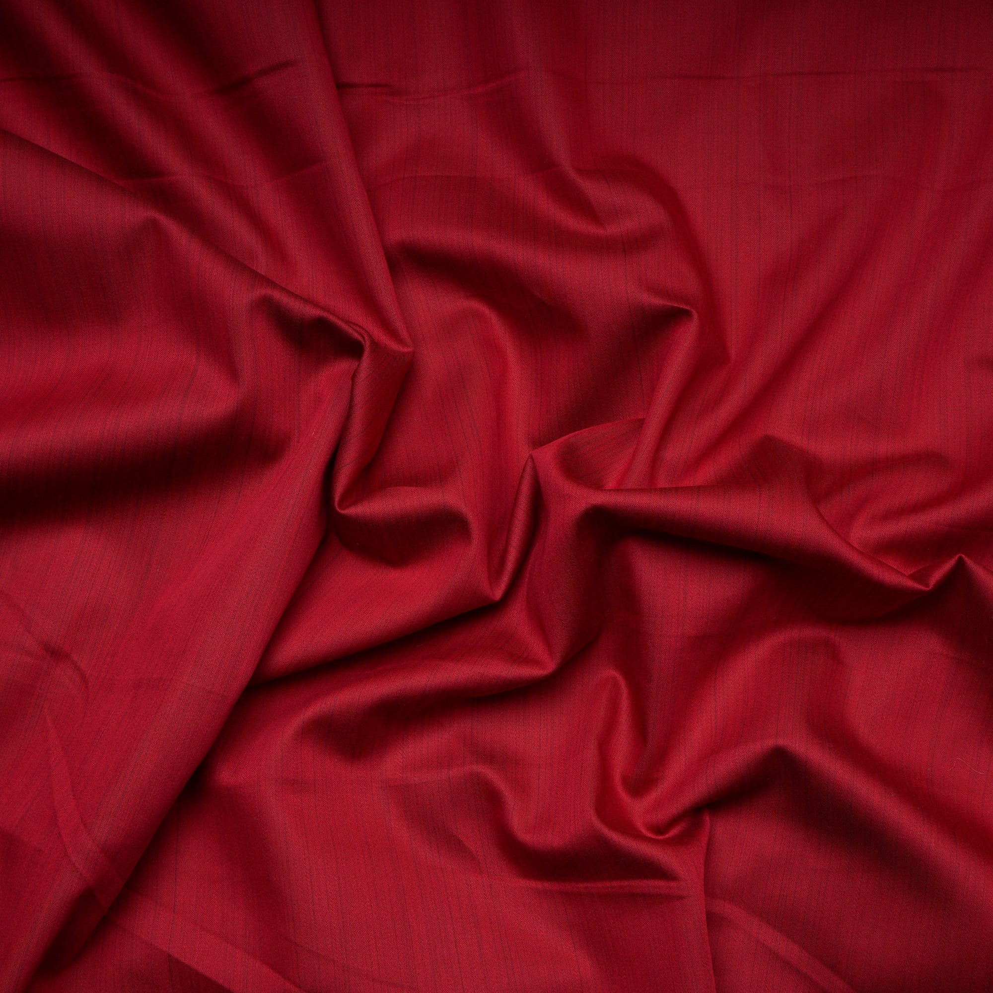 Maroon Color Yarn Dyed Cotton Satin Fabric