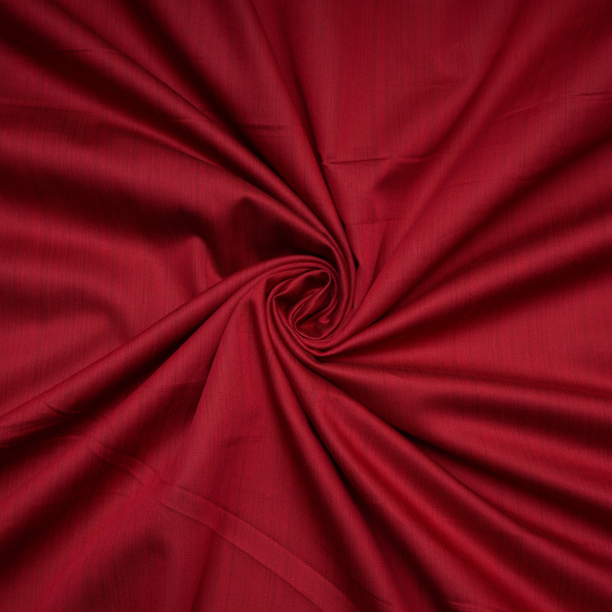 Maroon Color Yarn Dyed Cotton Satin Fabric