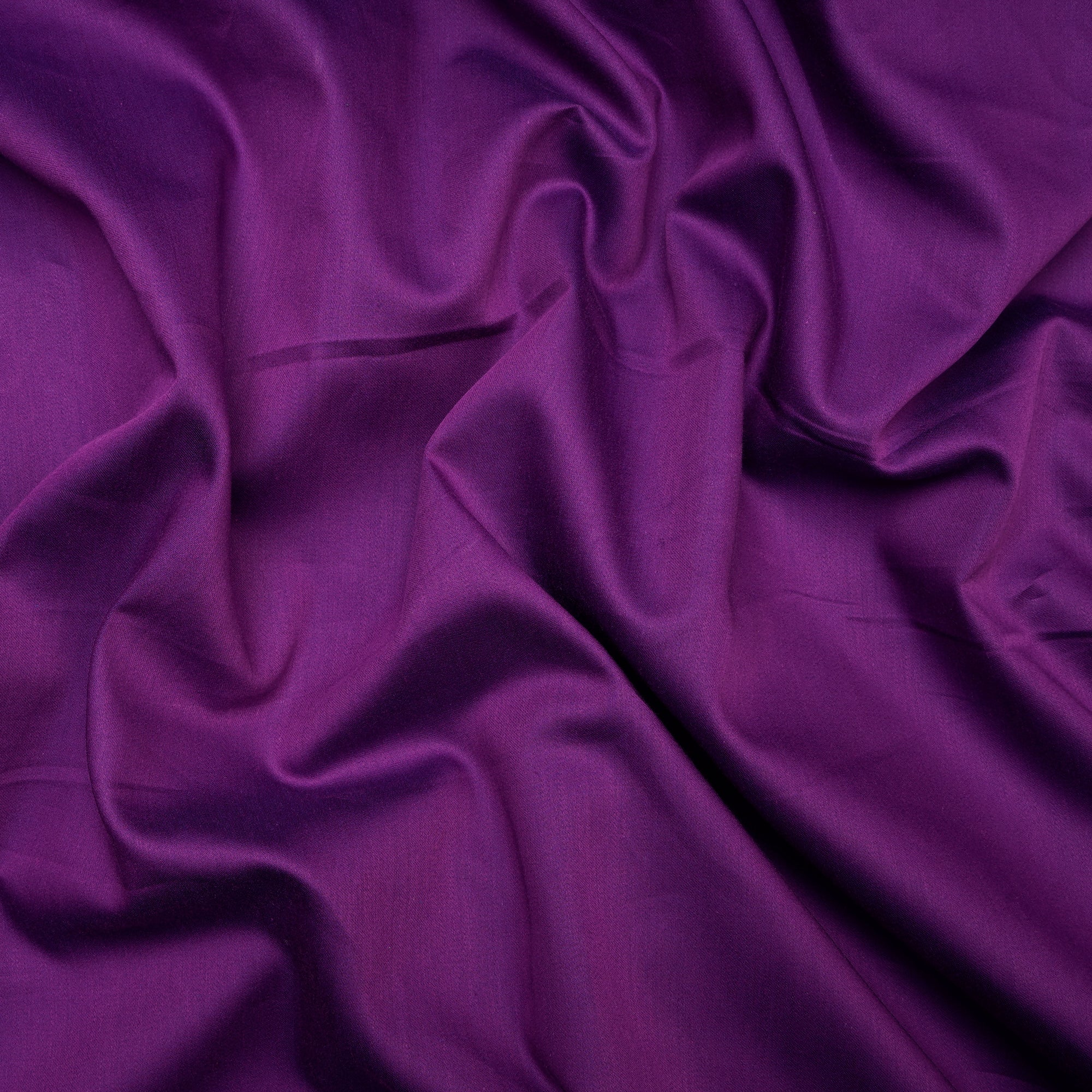 Purple Color Yarn Dyed Cotton Satin Fabric