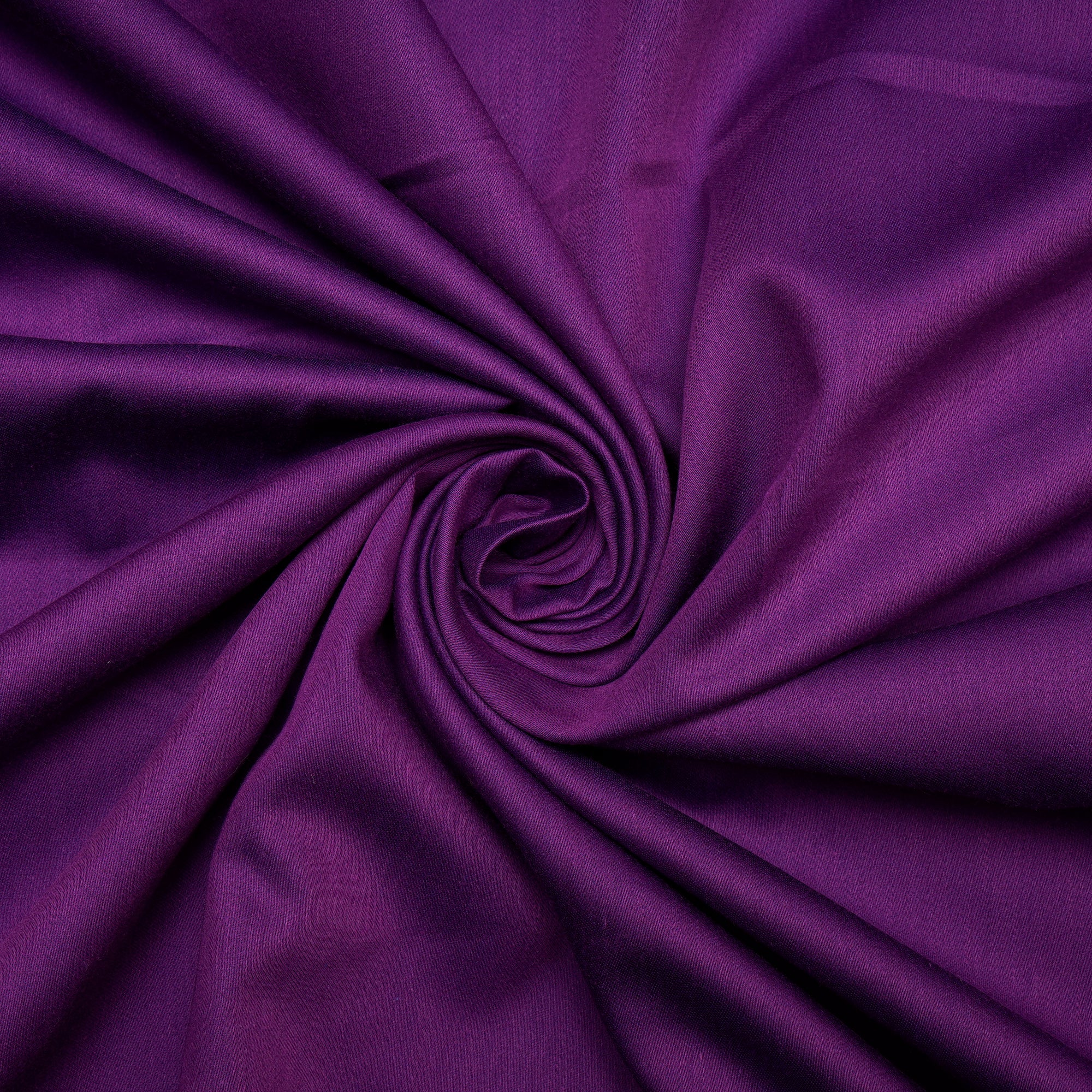 Purple Color Yarn Dyed Cotton Satin Fabric