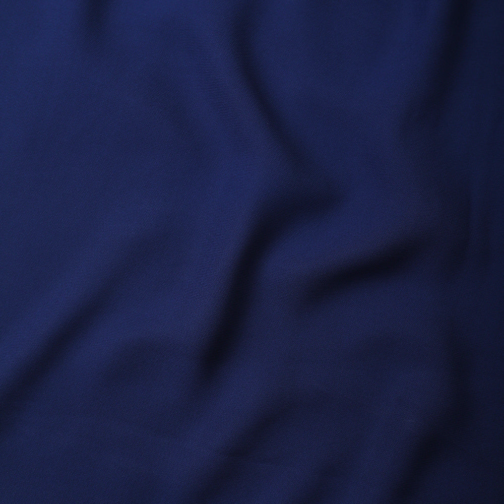 Navy Color Viscose Georgette Fabric