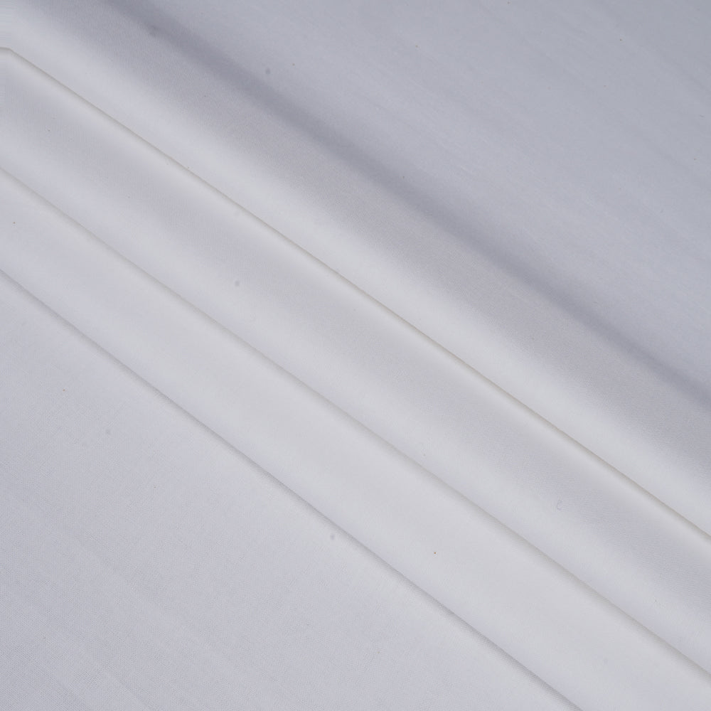 White Color Cotton Cambric Fabric