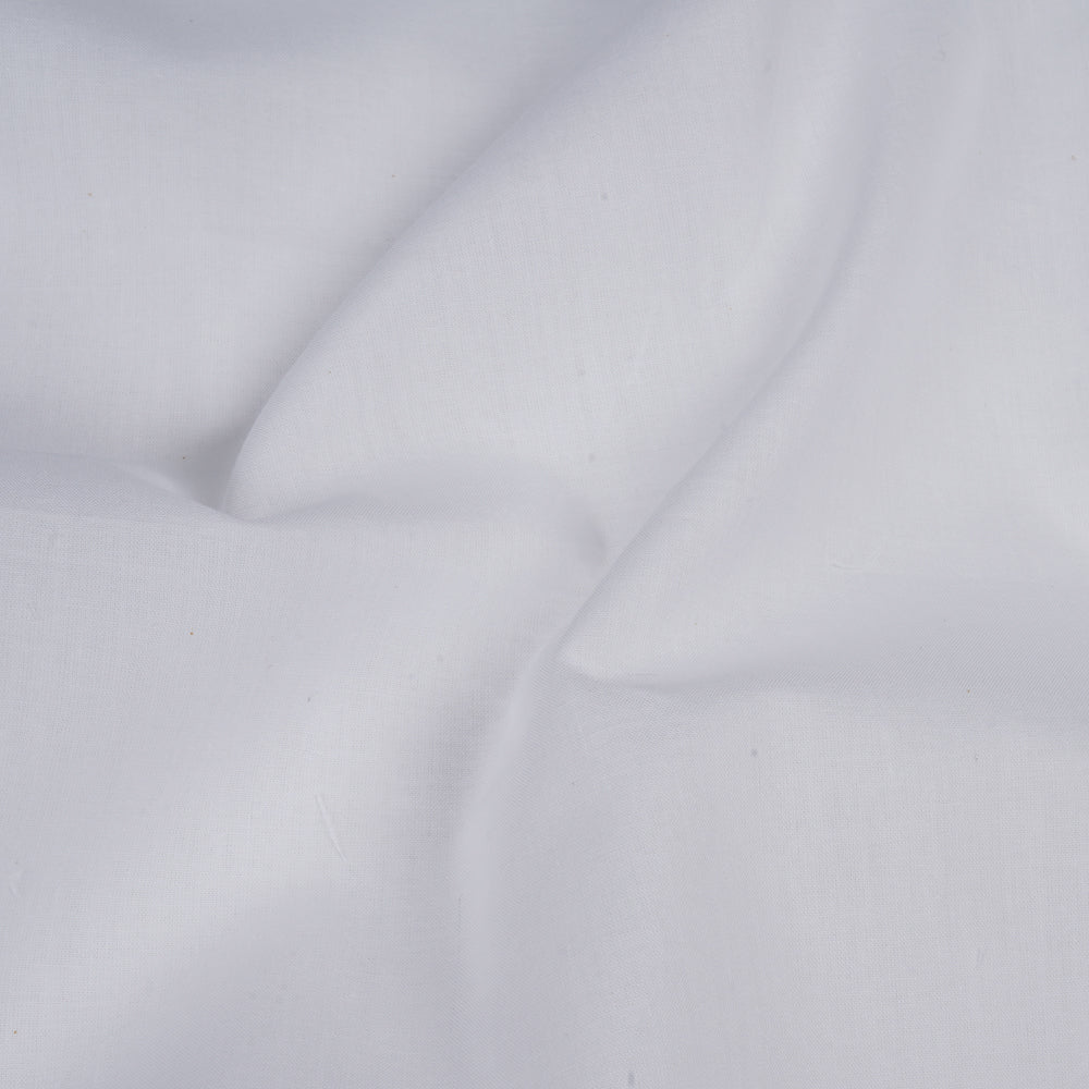 White Color Cotton Cambric Fabric