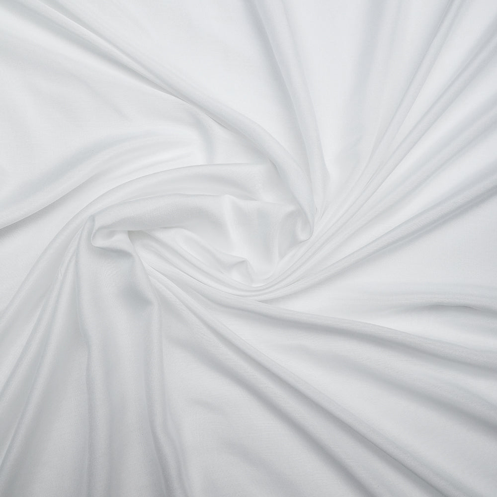 Off White Color Modal Silk Fabric