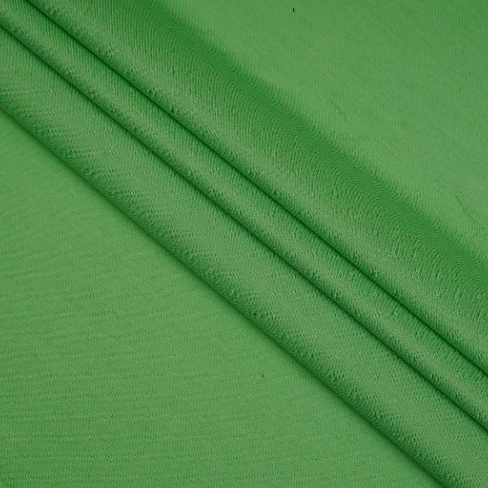 Light Green Color Cotton Satin Fabric
