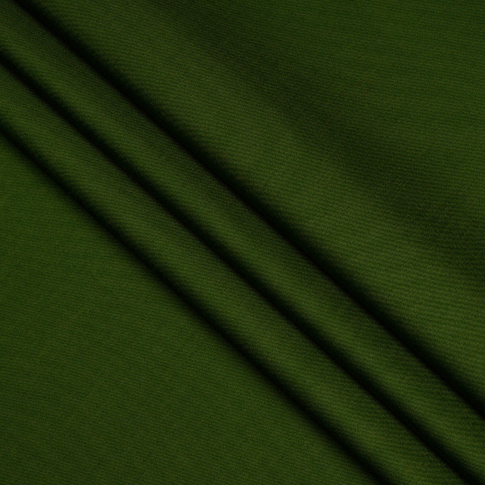 Green Color Cotton Satin Fabric