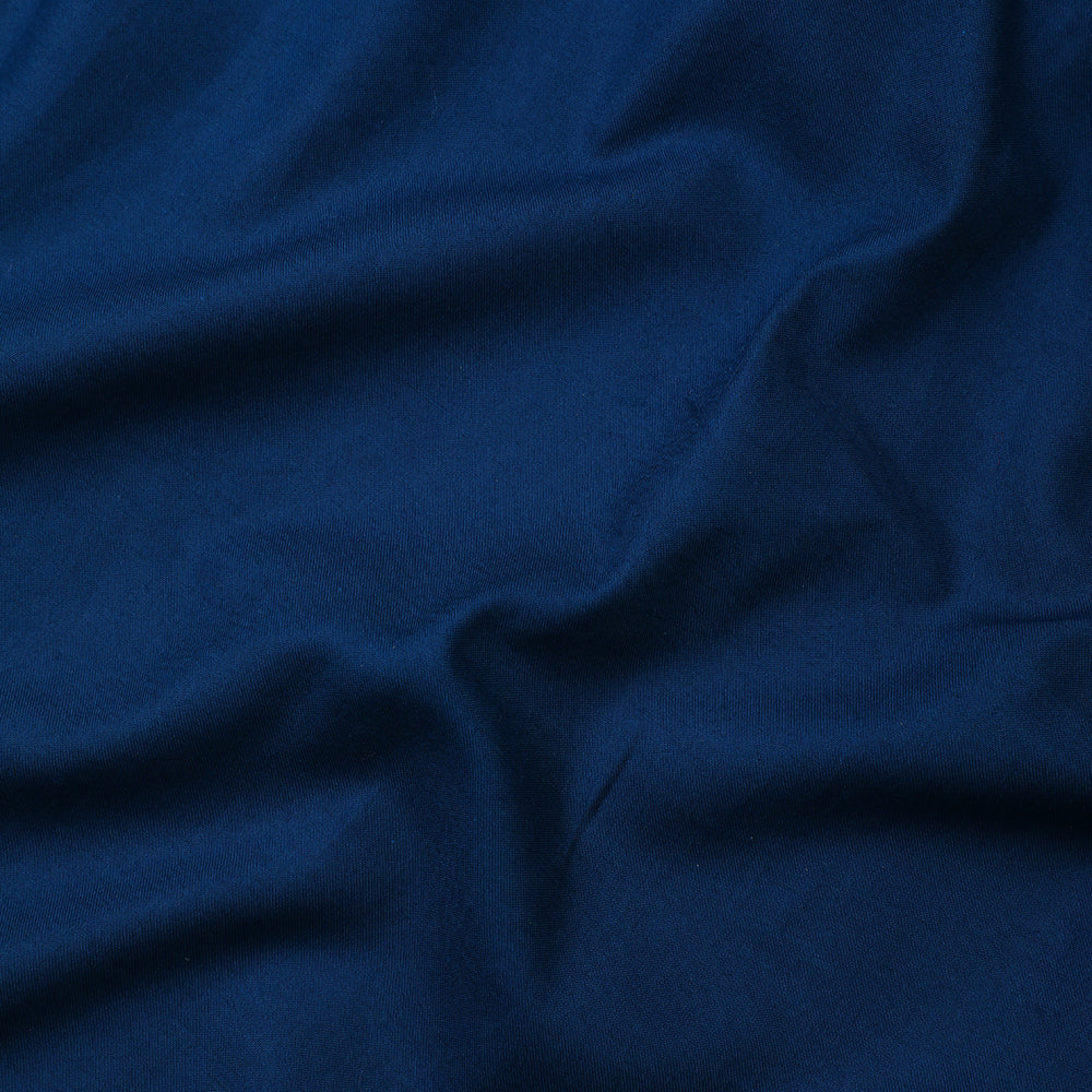 Prussian Color Mill Dyed Cotton Satin Fabric