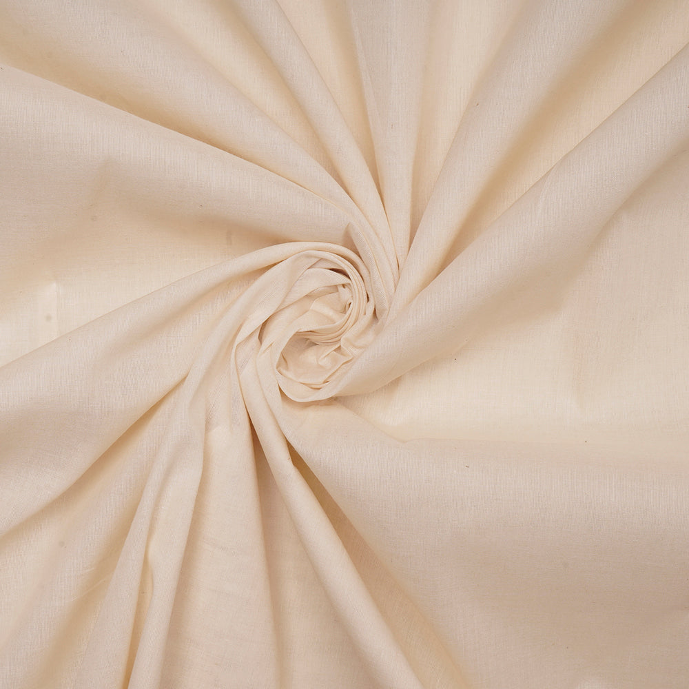 Cream Kora Premium Cotton Lawn Dyeable Fabric