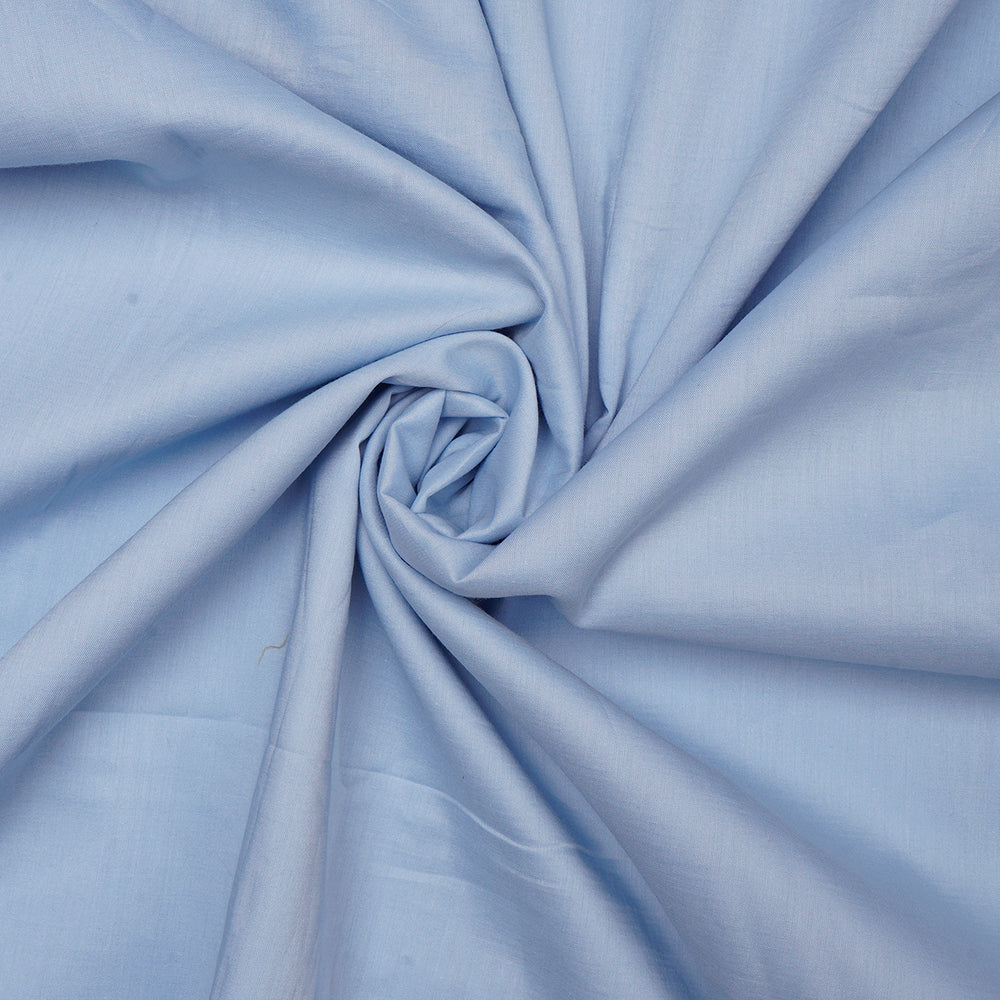 Sky Blue Color Premium Cotton Lawn Fabric