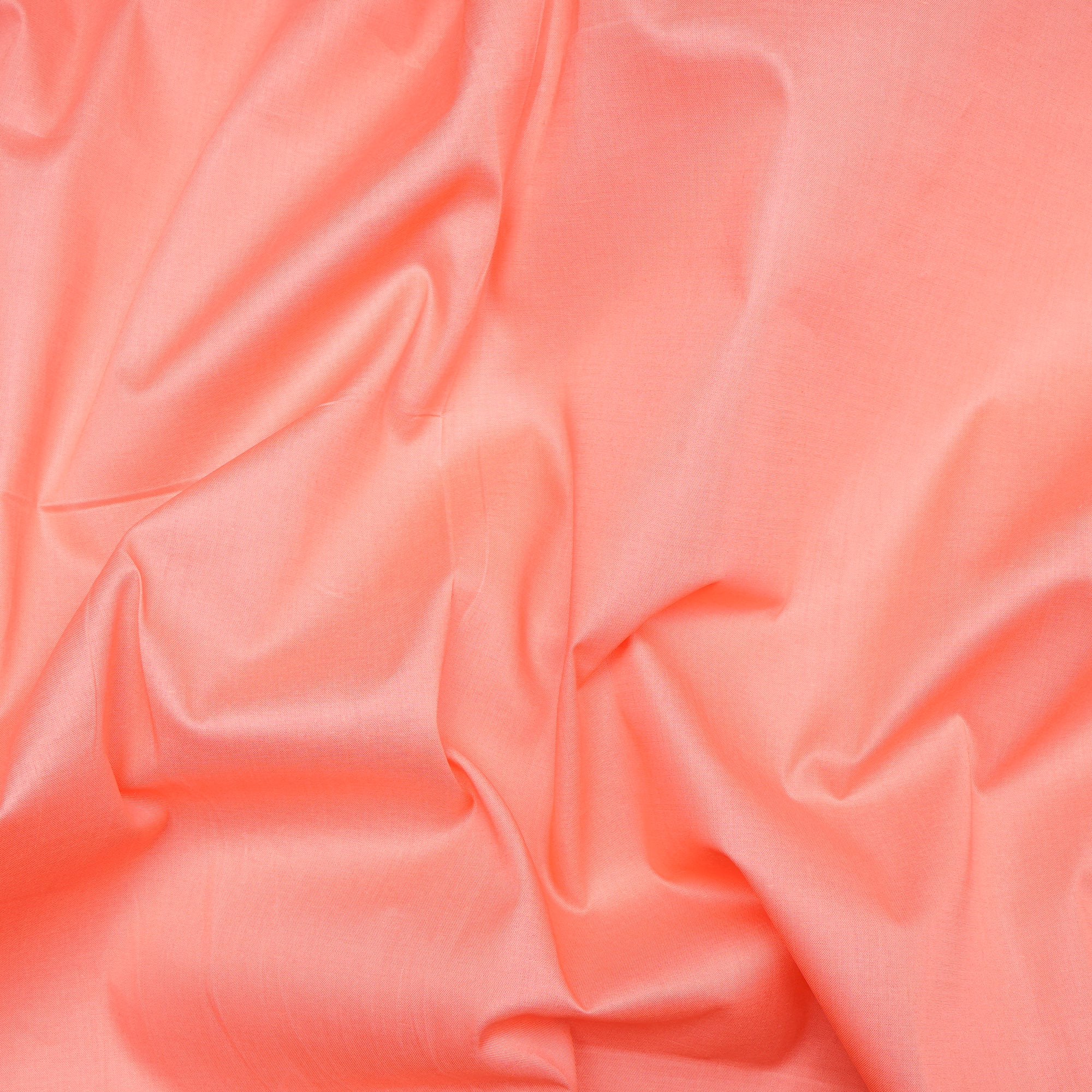 Peach Color Mill Dyed Cotton Lawn Fabric