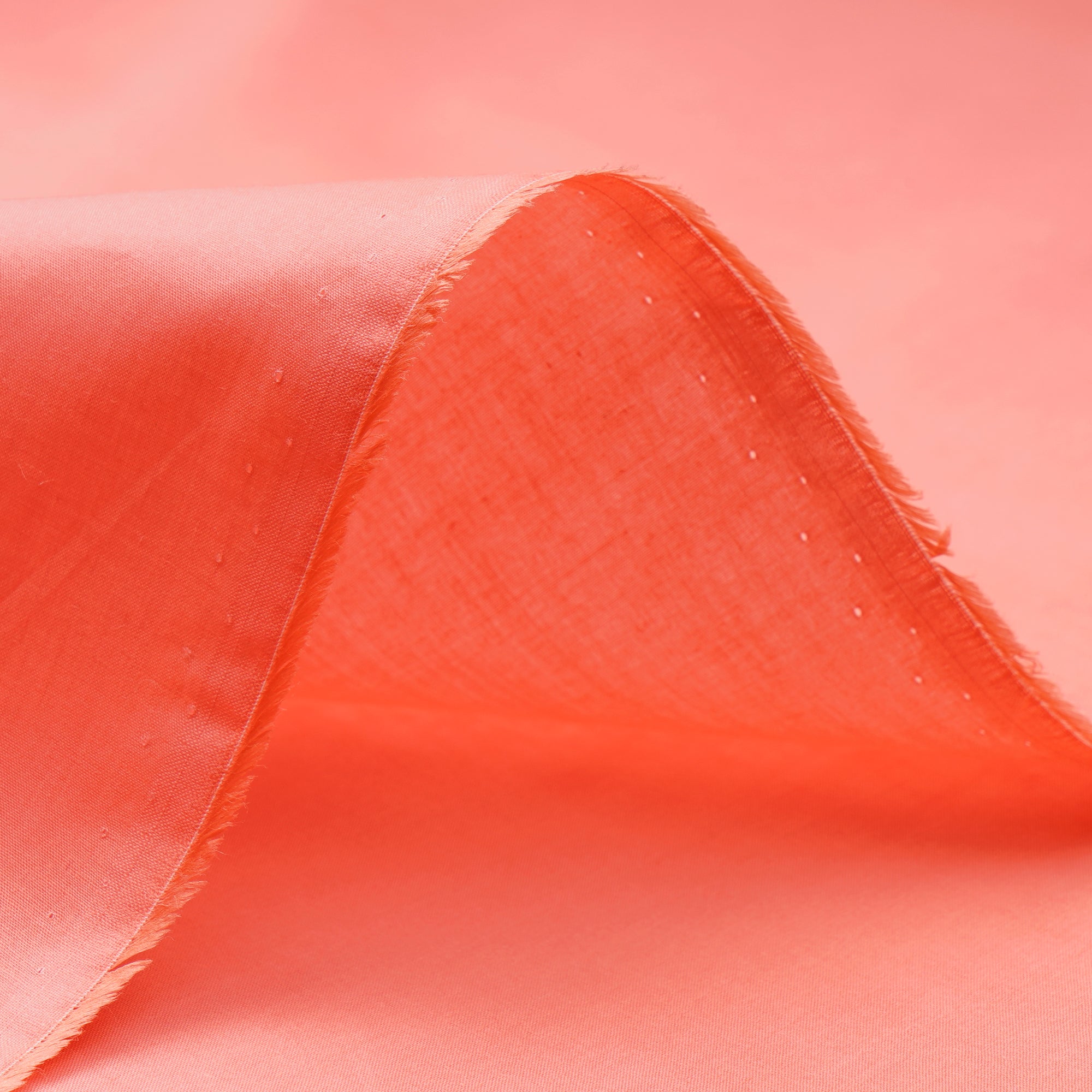 Peach Color Mill Dyed Cotton Lawn Fabric