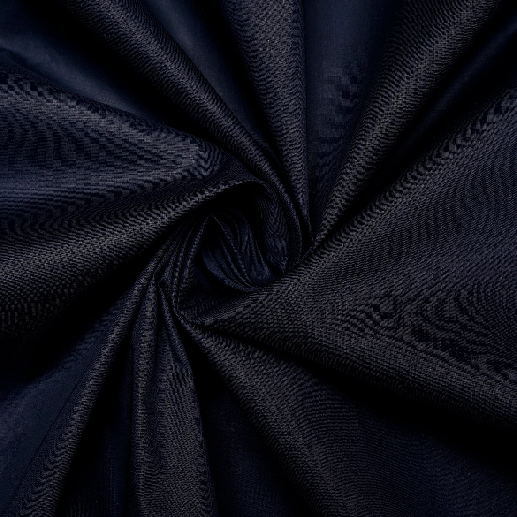 Black Color Mill Dyed Cotton Lawn Fabric