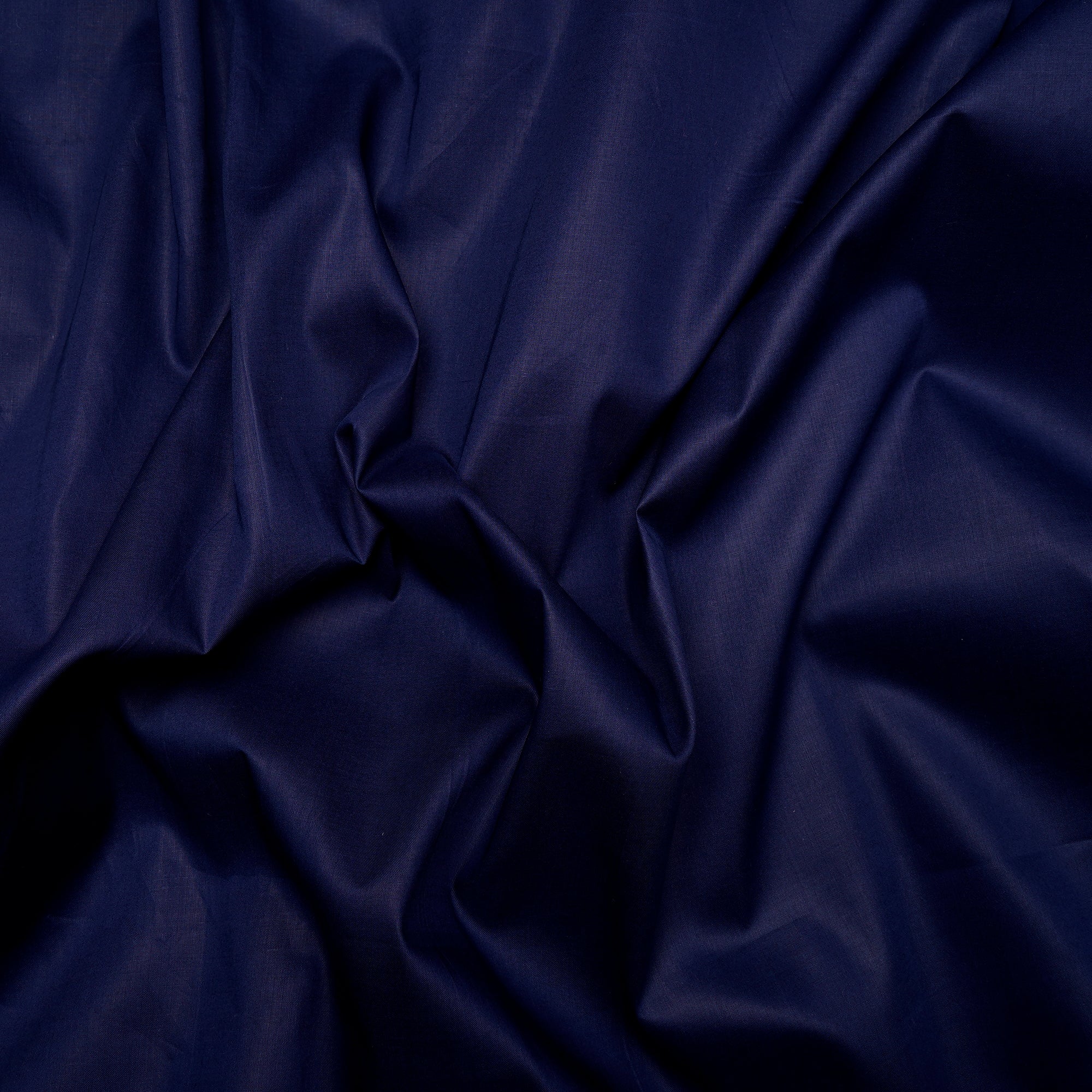 Navy Color Mill Dyed Cotton Lawn Fabric