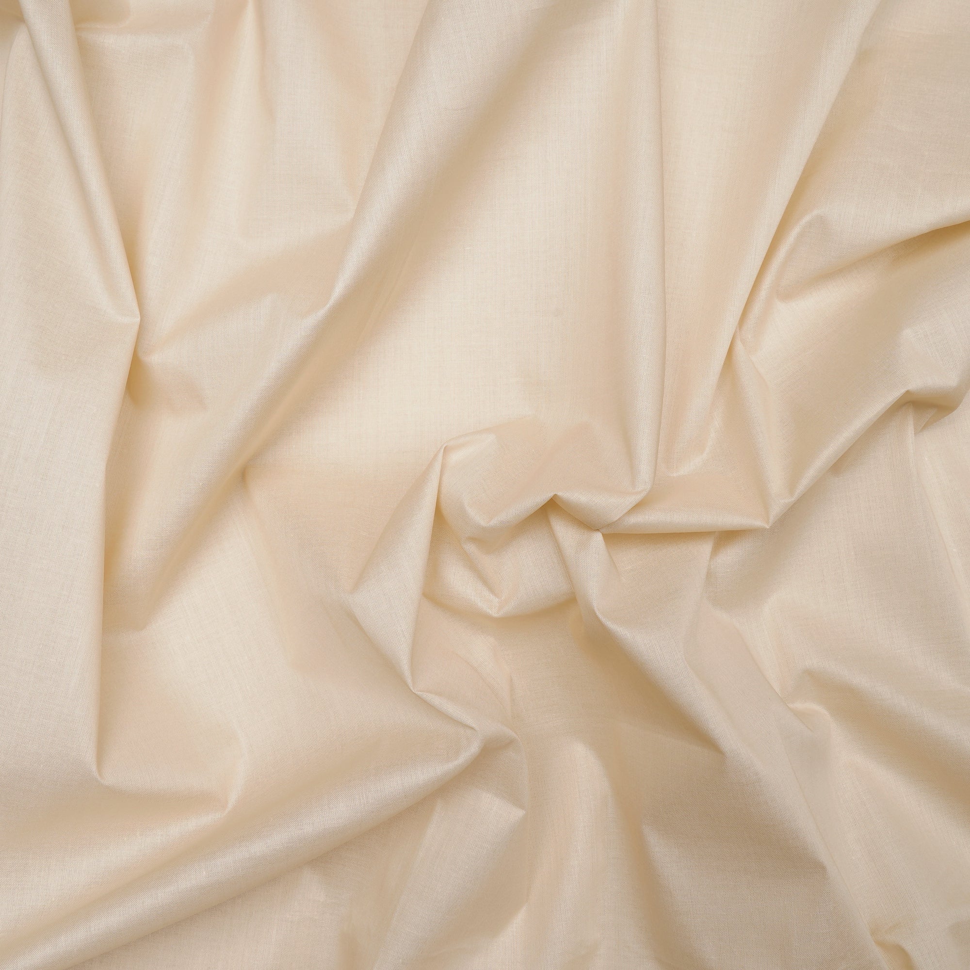 Cream Color Mill Dyed Cotton Lawn Fabric