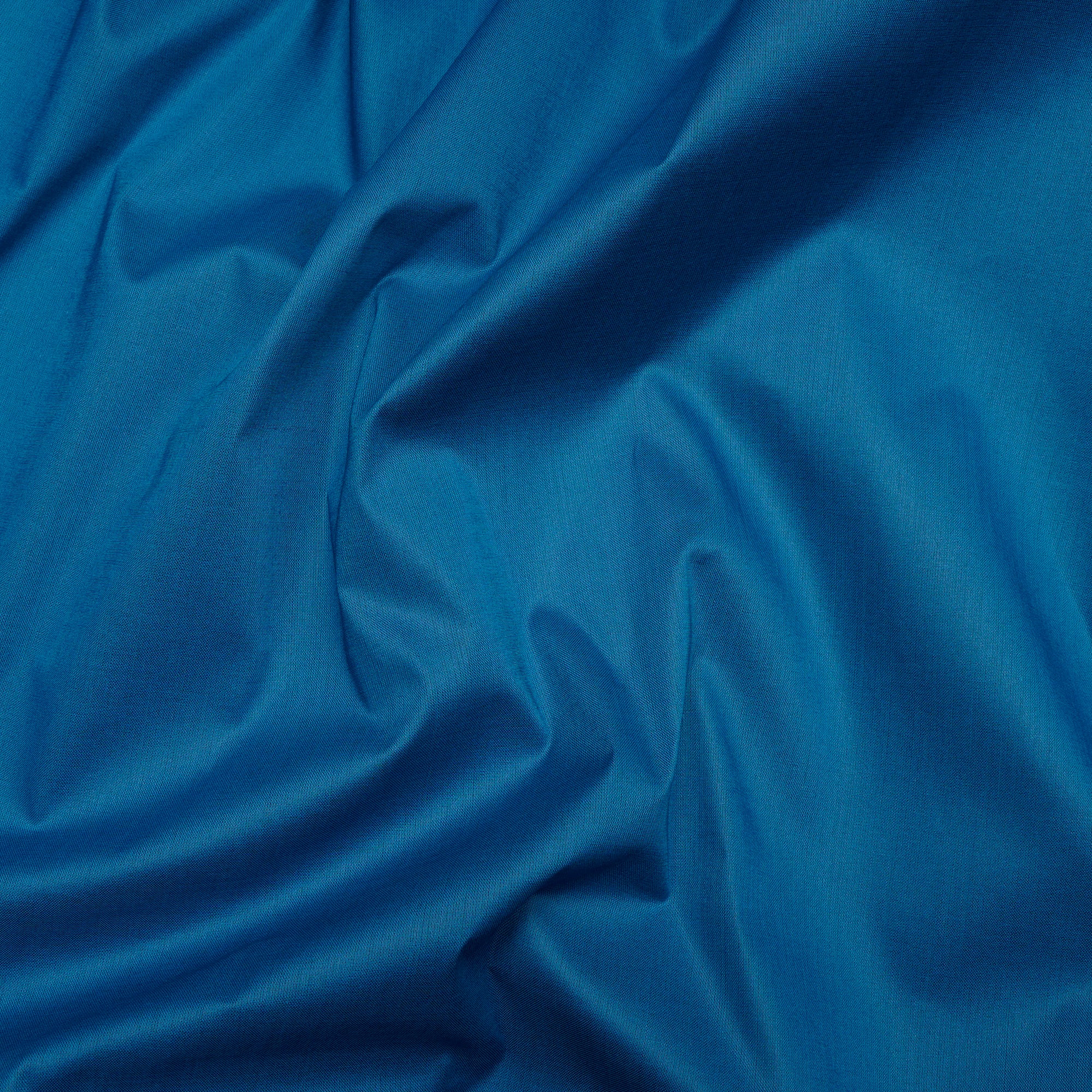 Blue Color Mill Dyed Cotton Lawn Fabric