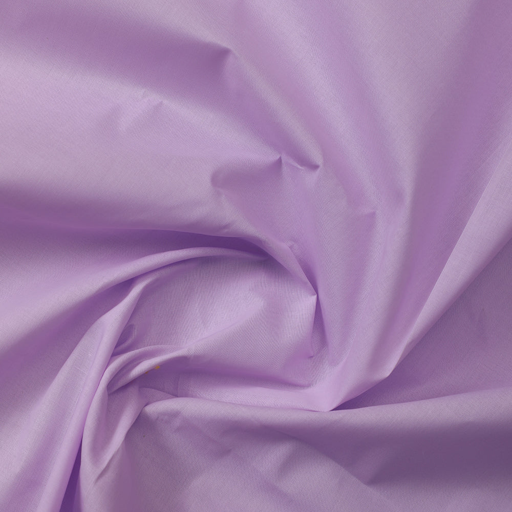 Lilac Purple Color Mill Dyed Cotton Lawn Fabric