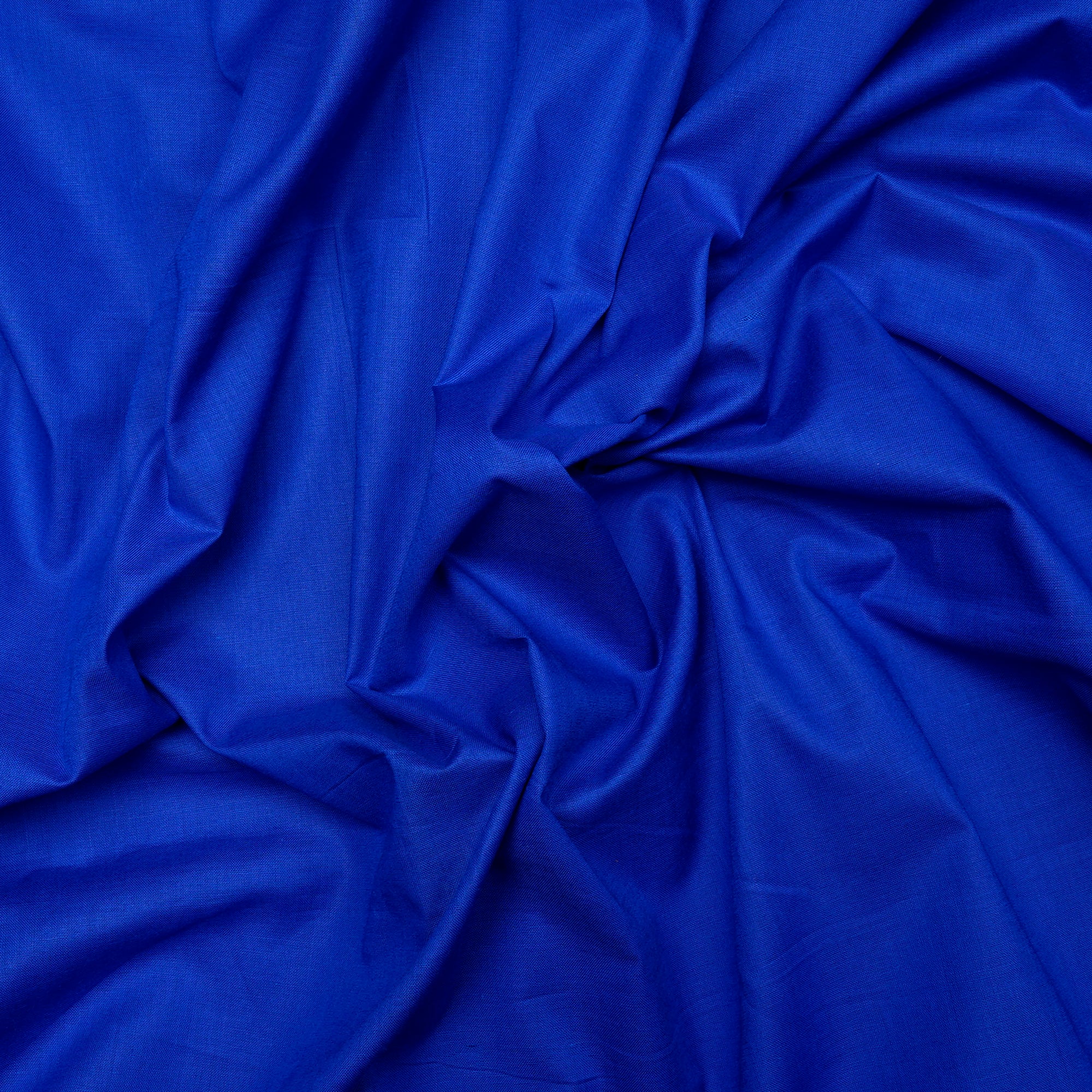 Blue Color Mill Dyed Cotton Cambric Fabric