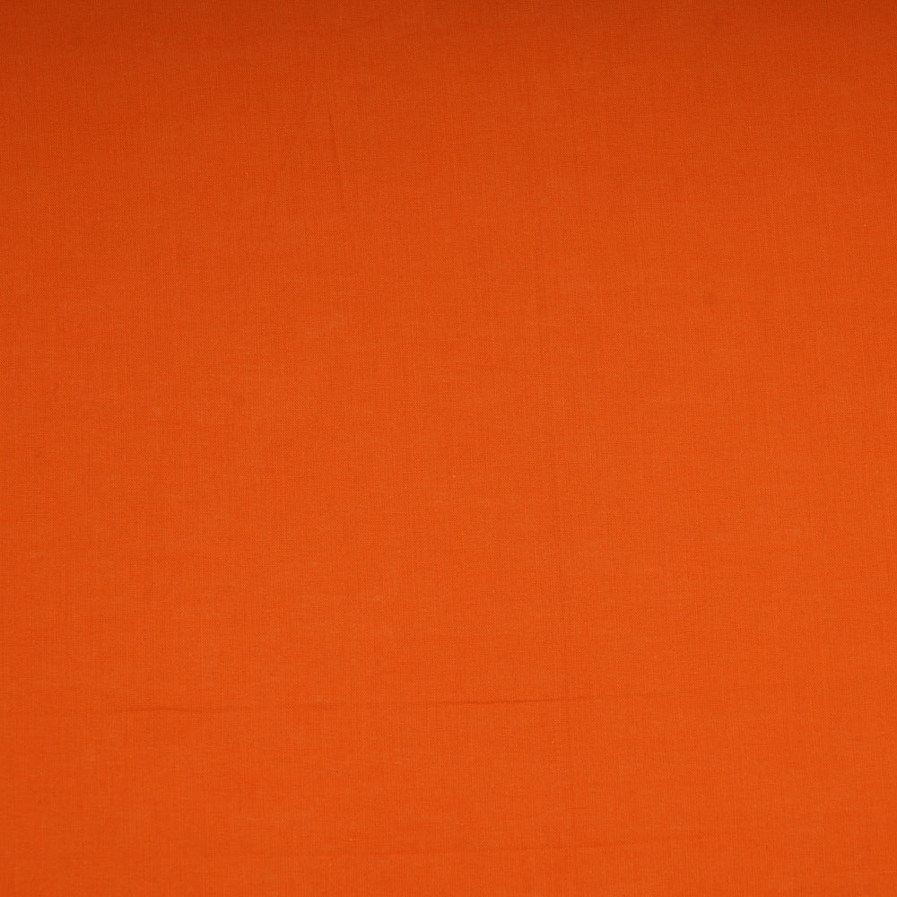 Orange Color Cotton Cambric Fabric