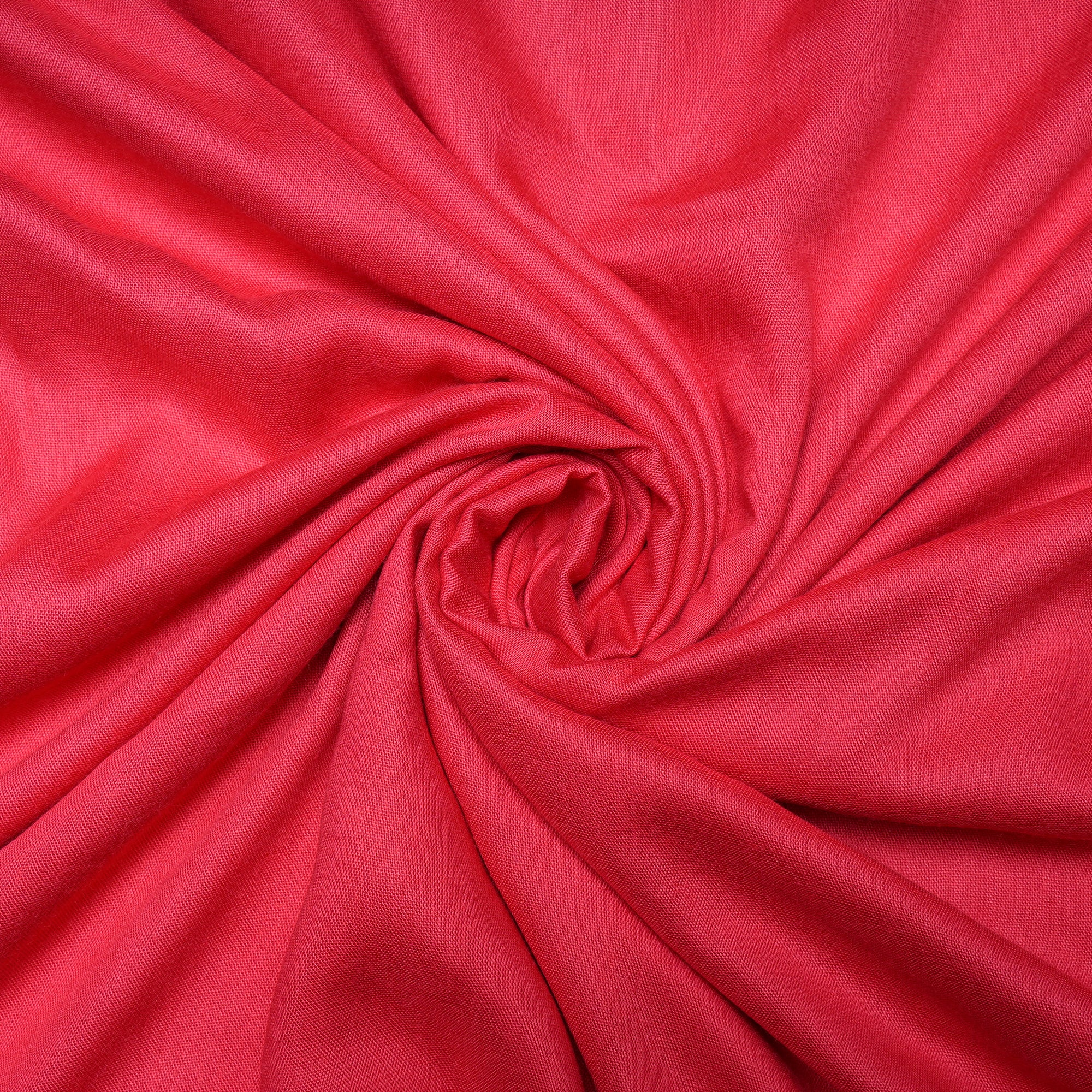 Pink Color Rayon Fabric