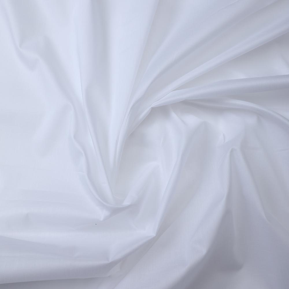 White Color Cotton Poplin Dyeable Fabric