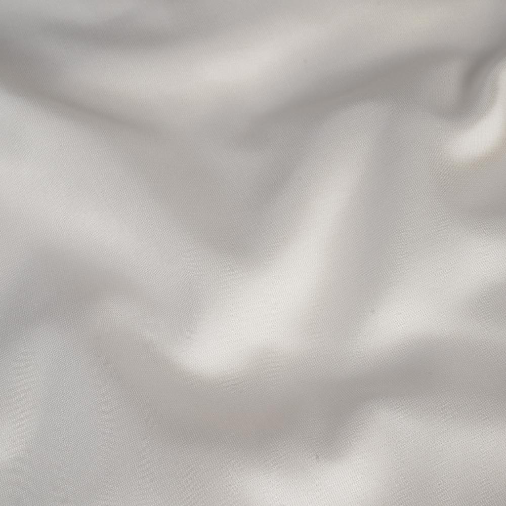 Off-White Color Bemberg Cotton Satin Dyeable Fabric