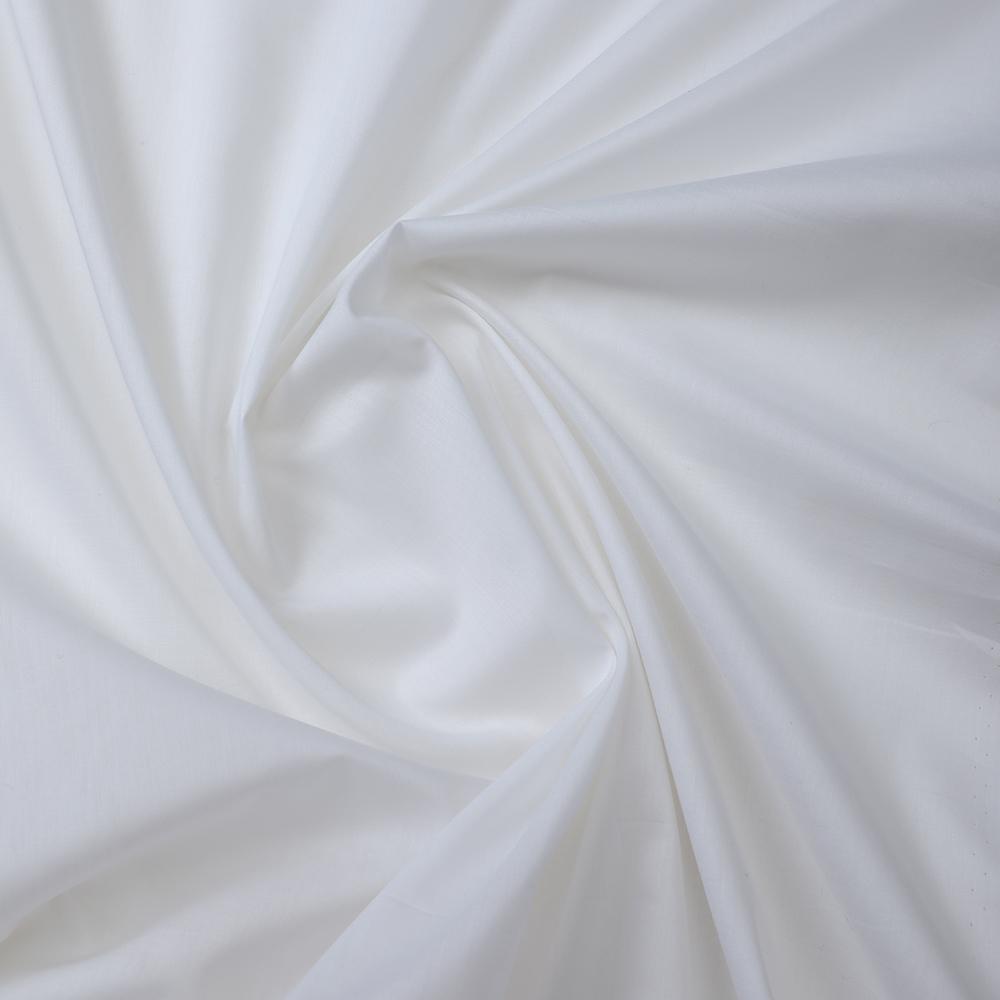 Off White Color Cotton Mulmul Fabric
