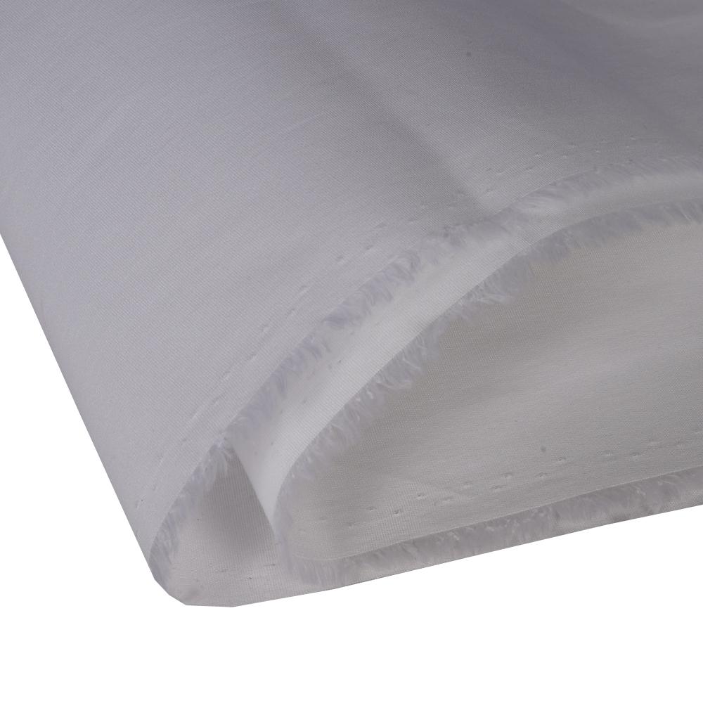 White Color Cotton Lycra Dyeable Fabric