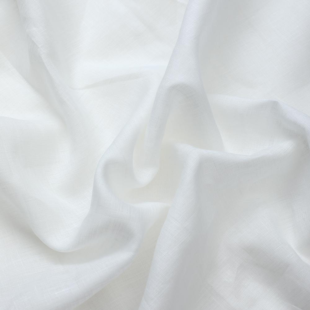 White Color Super Fine 100 Lee Linen Fabric