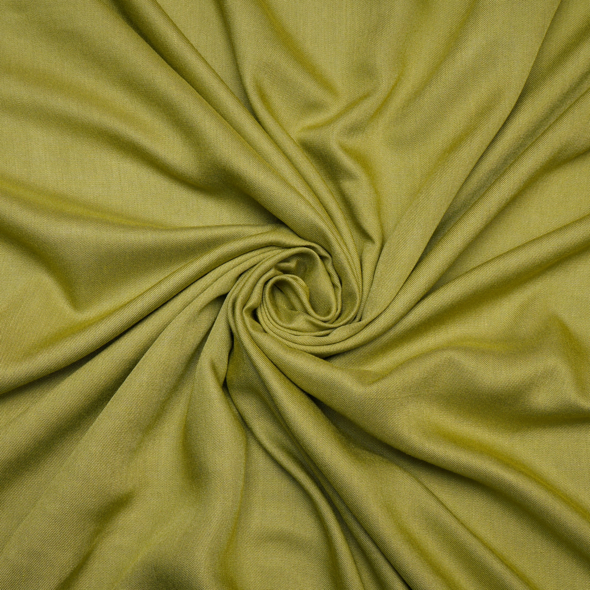Light Olive Color Viscose Rayon Fabric