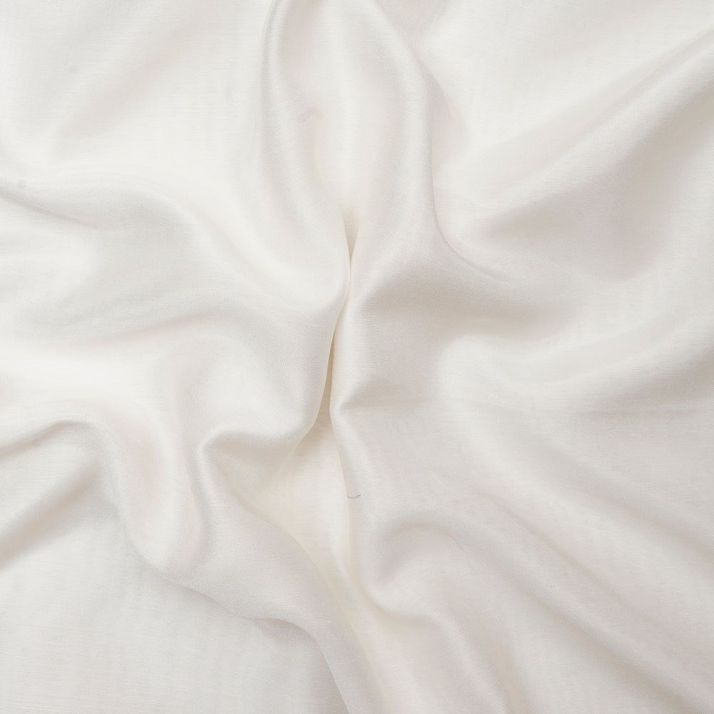 White Bemberg Muslin Dyeable Fabric