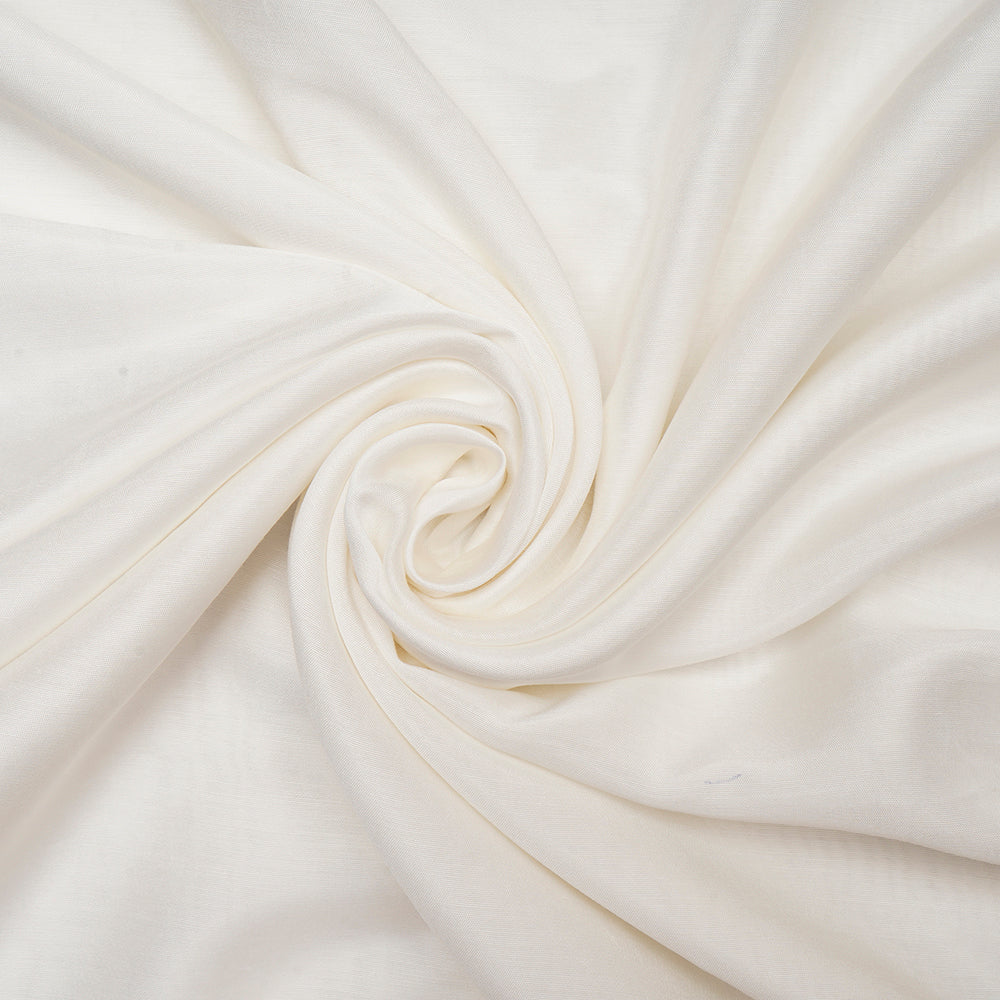 White Bemberg Muslin Dyeable Fabric