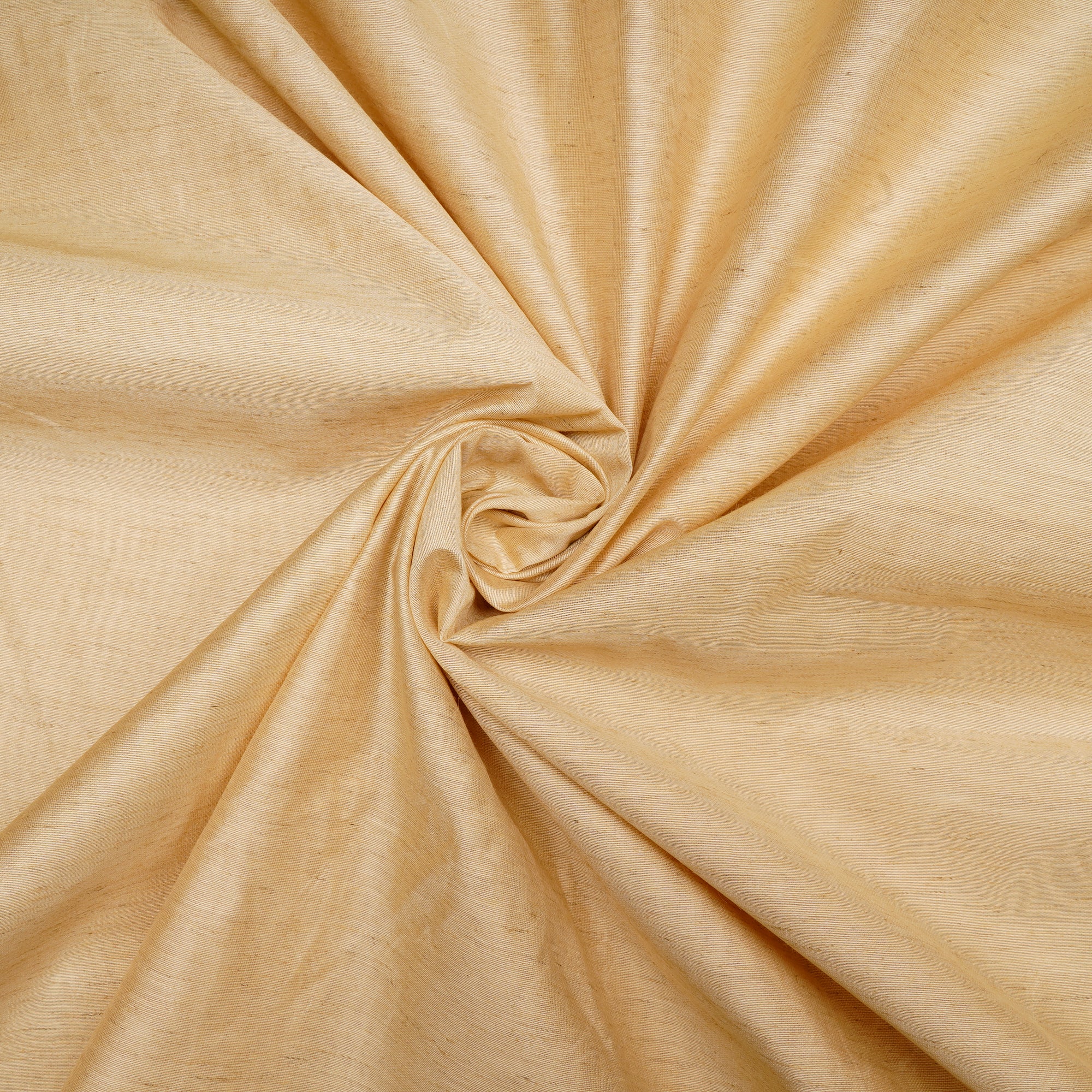 Golden Color Art Linen Tussar Fabric